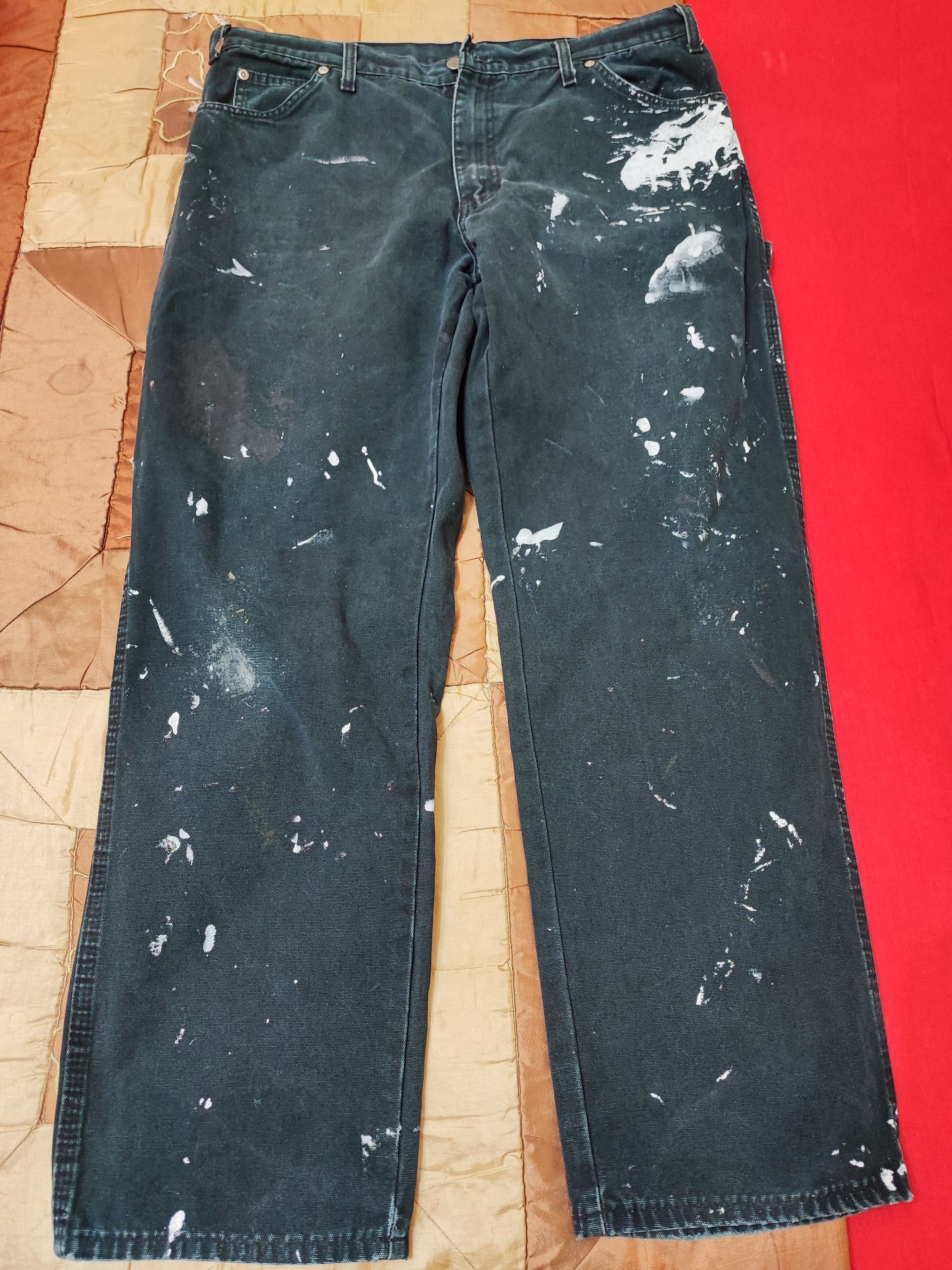 Dickies × Vintage Vintage Dickies Paint splatter Painter Carpenter Pants Size US 36 / EU 52 - 5 Thumbnail