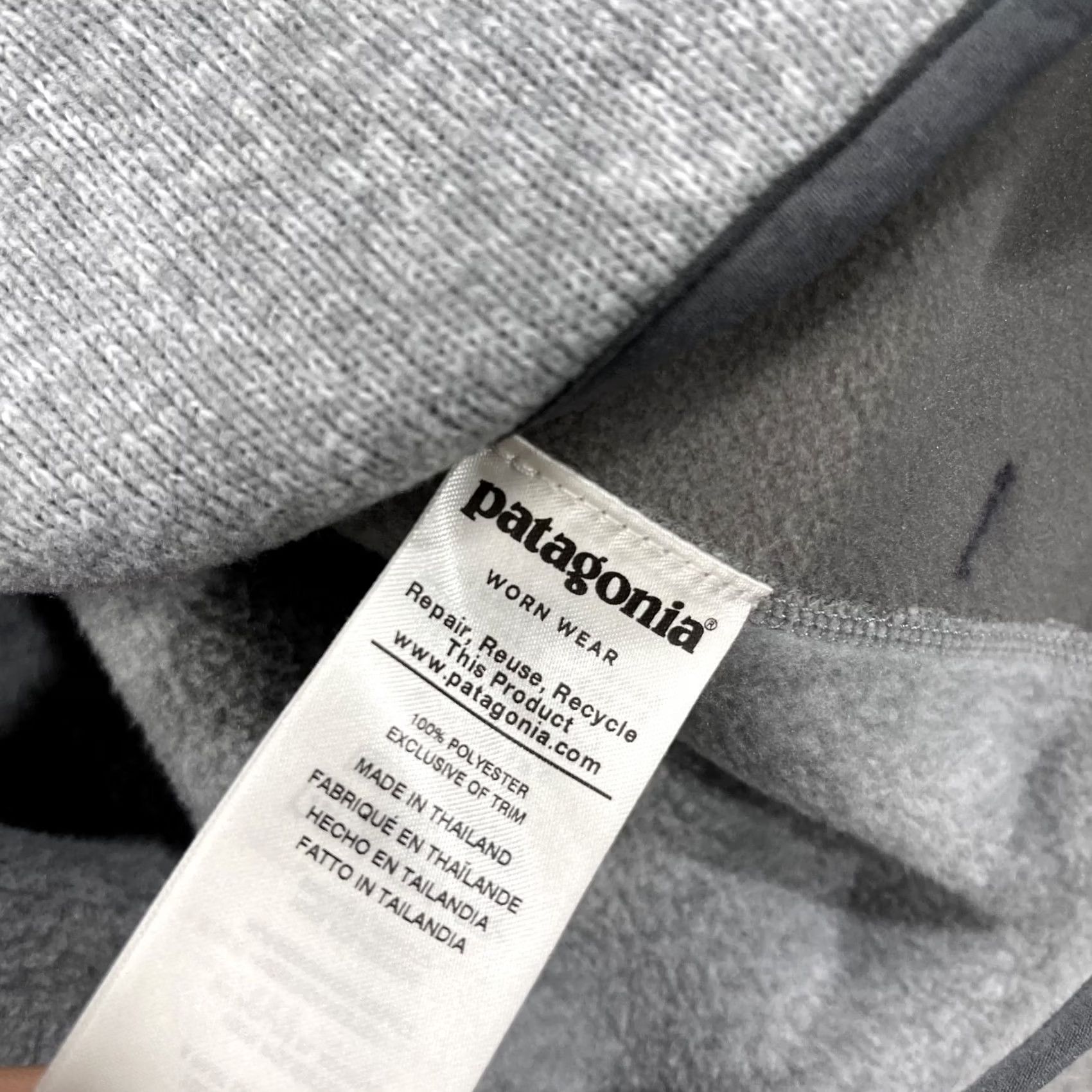 Patagonia Patagonia Better Sweater Mens Small Gray 1/4 Zip Fleece Jacket Outdoor Hiking Mens S Gray Patagonia Better Sweater Jacket Size US S / EU 44-46 / 1 - 4 Thumbnail