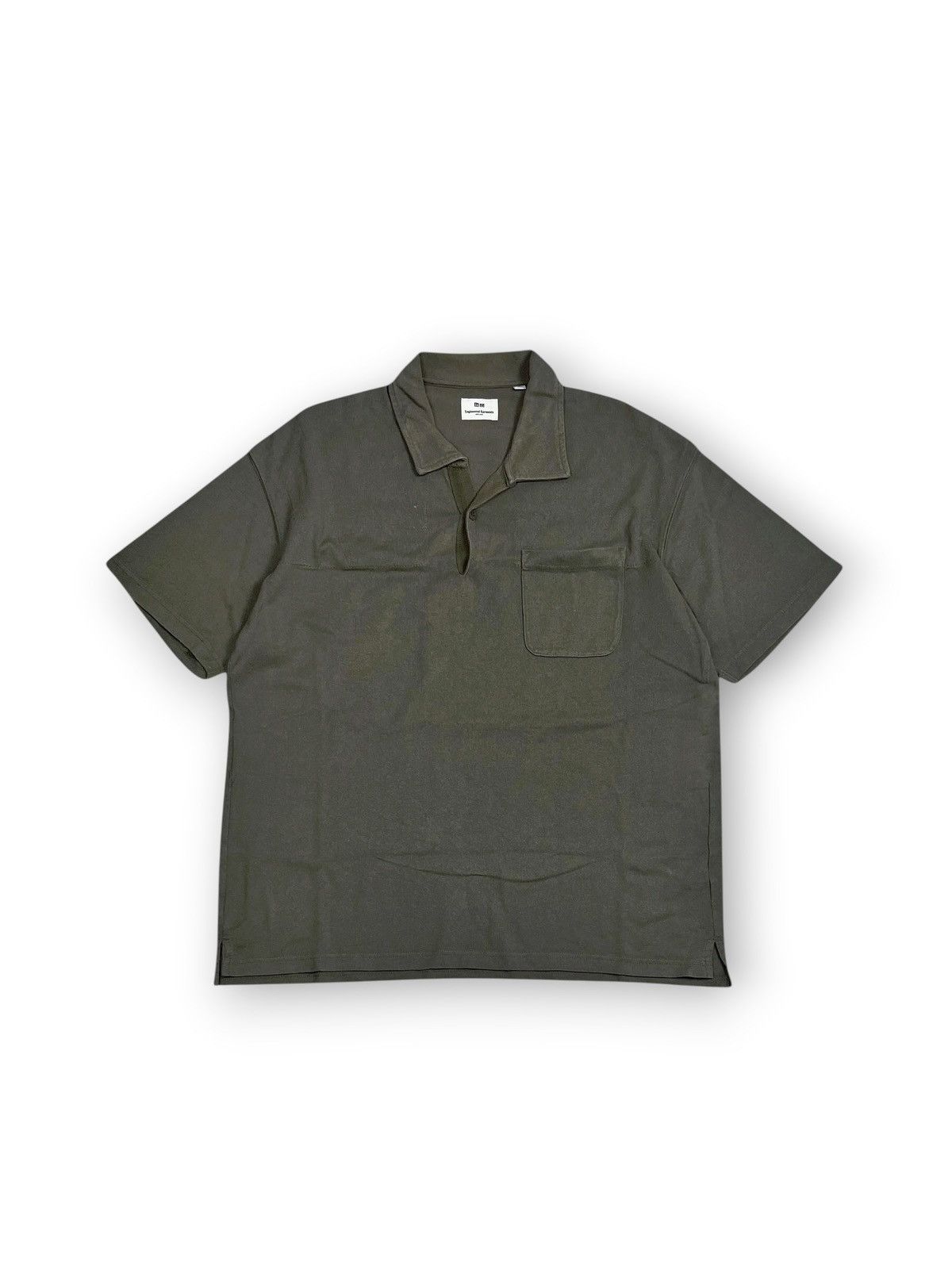 Engineered Garments × Uniqlo Uniqlo x Engineered Garments Olive Green Polo Shirt Size US XL / EU 56 / 4 - 1 Thumbnail