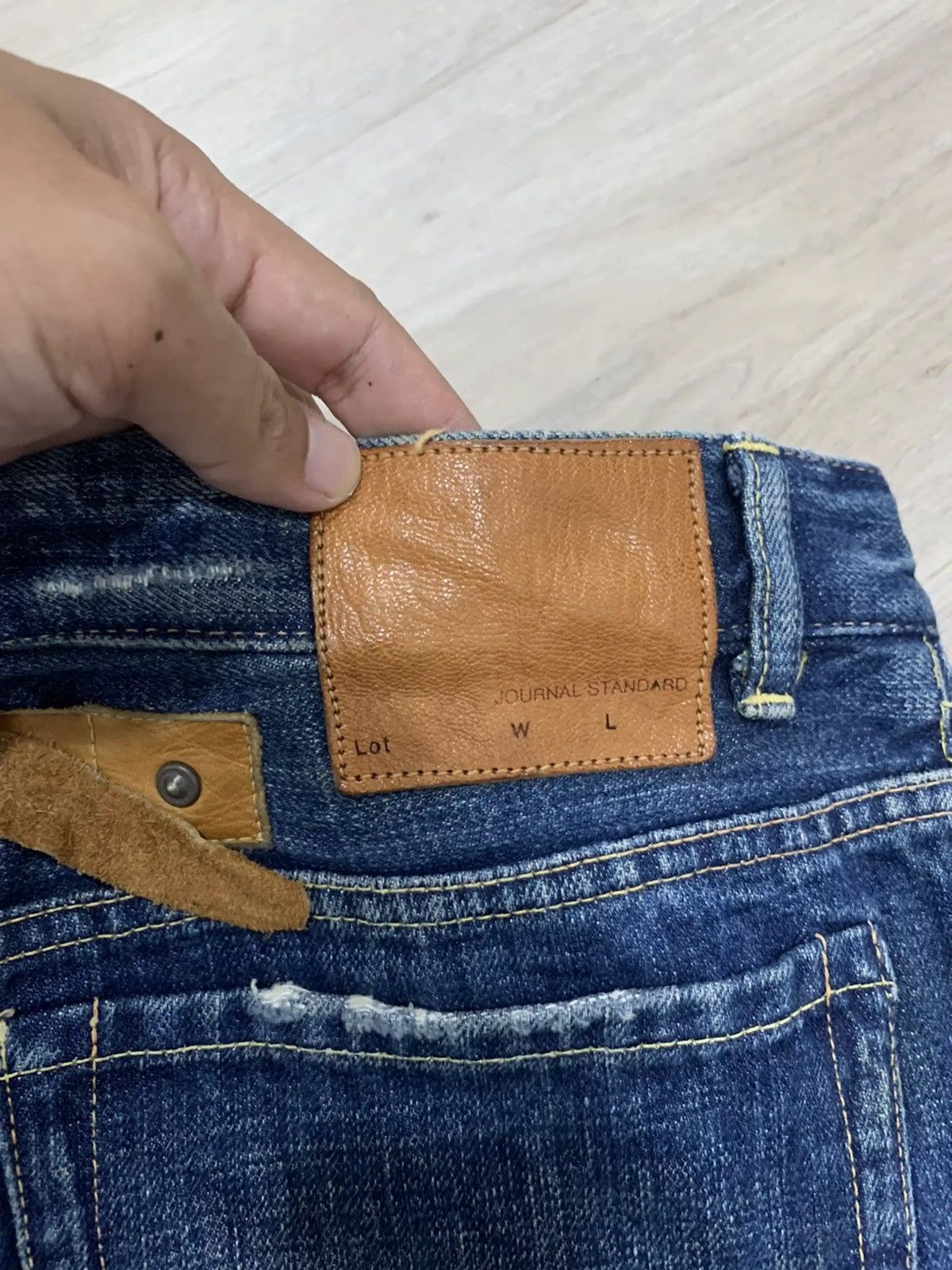 Japanese Brand × Vintage Journal Standard Buckle Back jeans Size US 32 / EU 48 - 12 Thumbnail