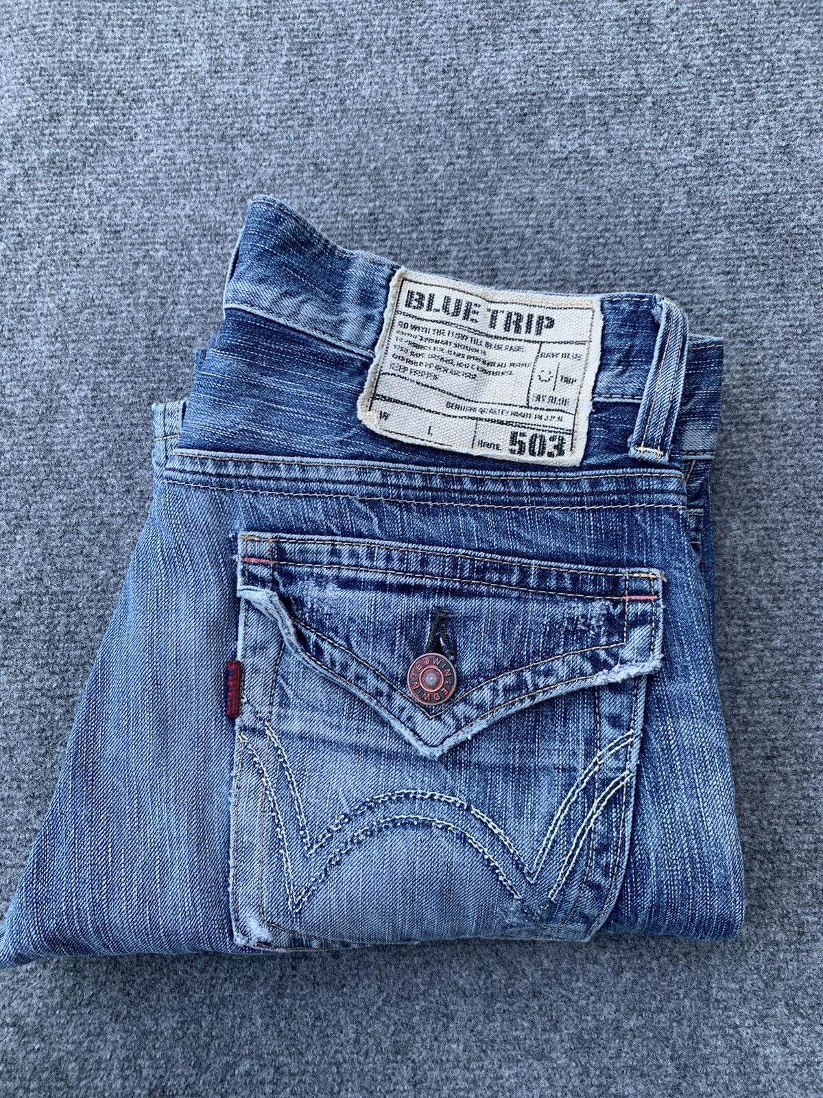 Edwin Flare Edwin 503 Blue Trip. This Edwin for sale Japan only💥 Size US 32 / EU 48 - 13 Thumbnail