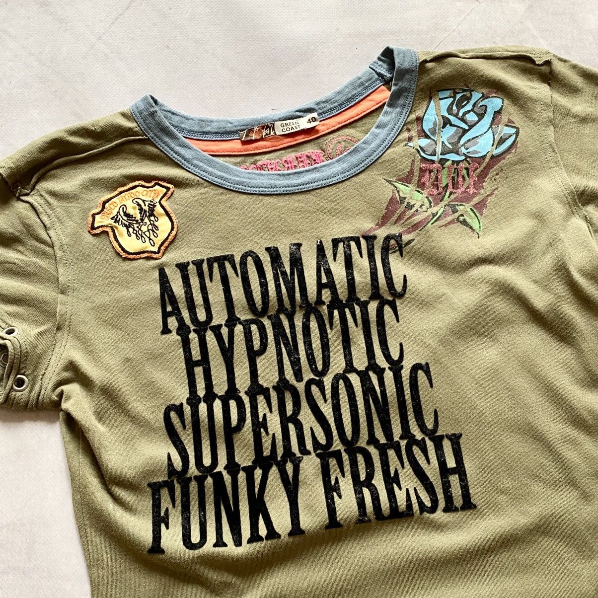 Hysteric Glamour Cute Supersonic Patchwork Hysteric Glamour Style T-Shirt Tee Size M / US 6-8 / IT 42-44 - 2 Thumbnail
