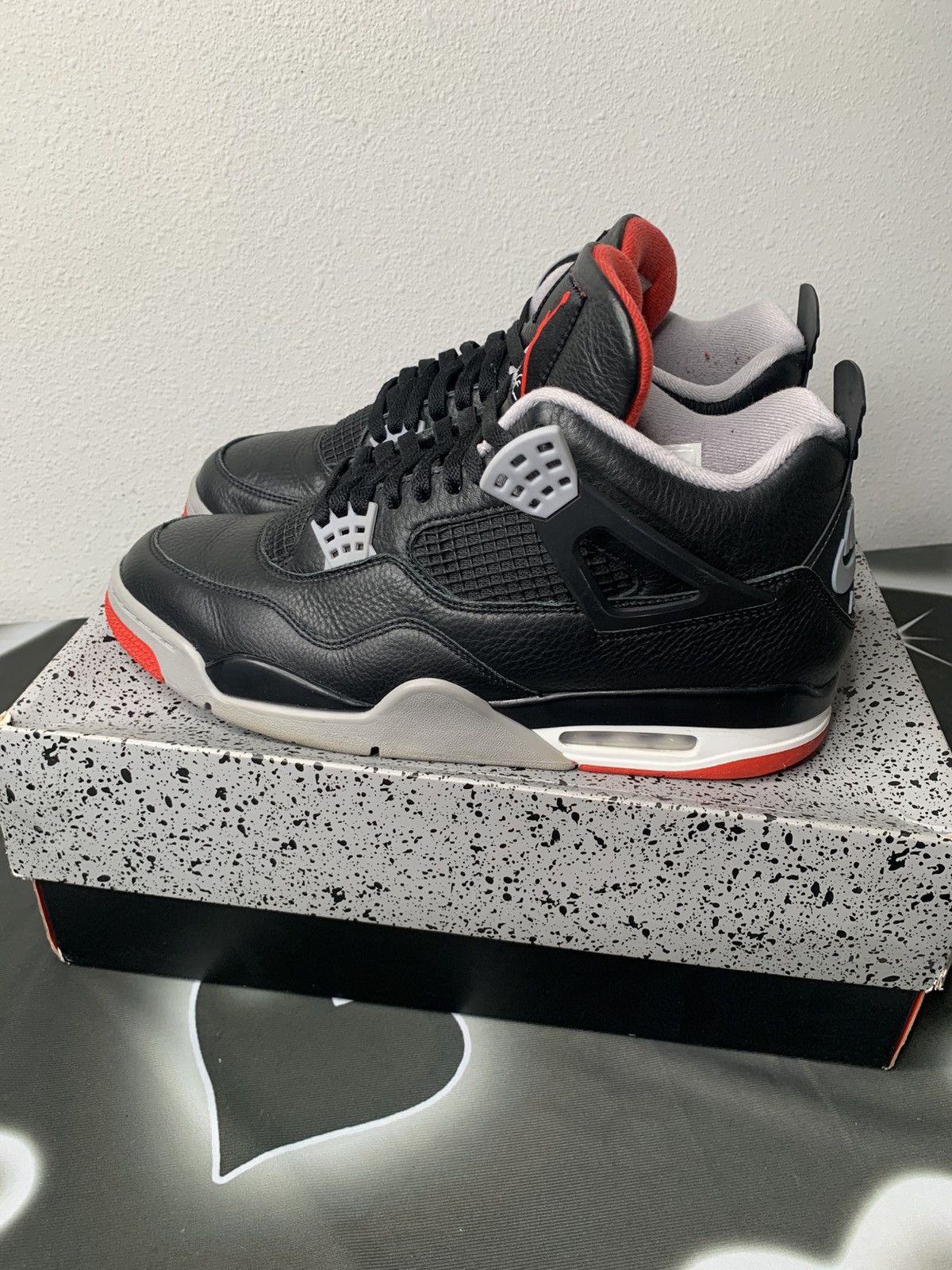 Jordan Brand Air Jordan 4 Retro Bred Reimagined Size US 12 / EU 45 - 6 Thumbnail