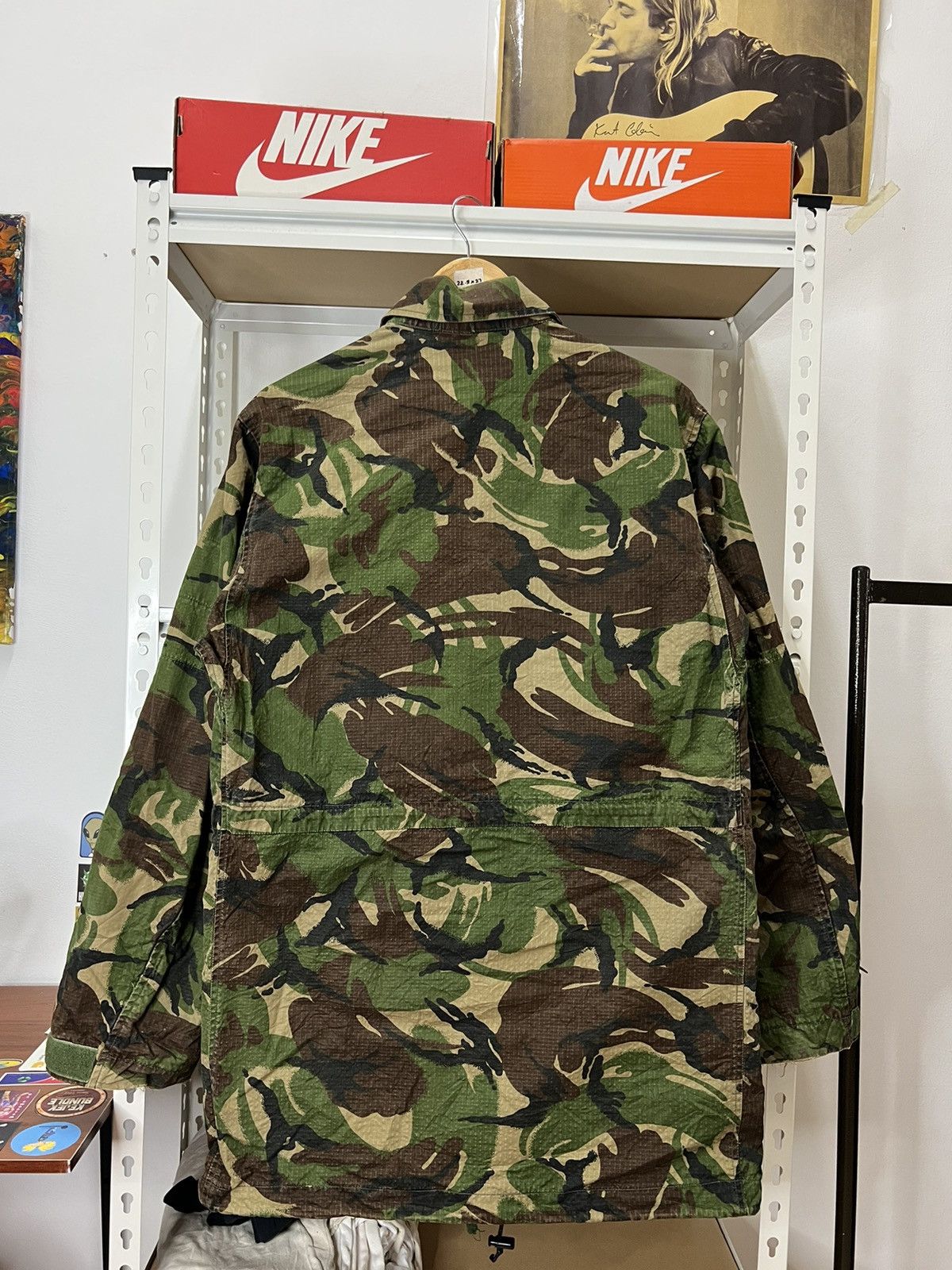 Nigel Cabourn Vintage Military DPM Field Jacket Multi pocket Camouflage Size US XL / EU 56 / 4 - 10 Thumbnail