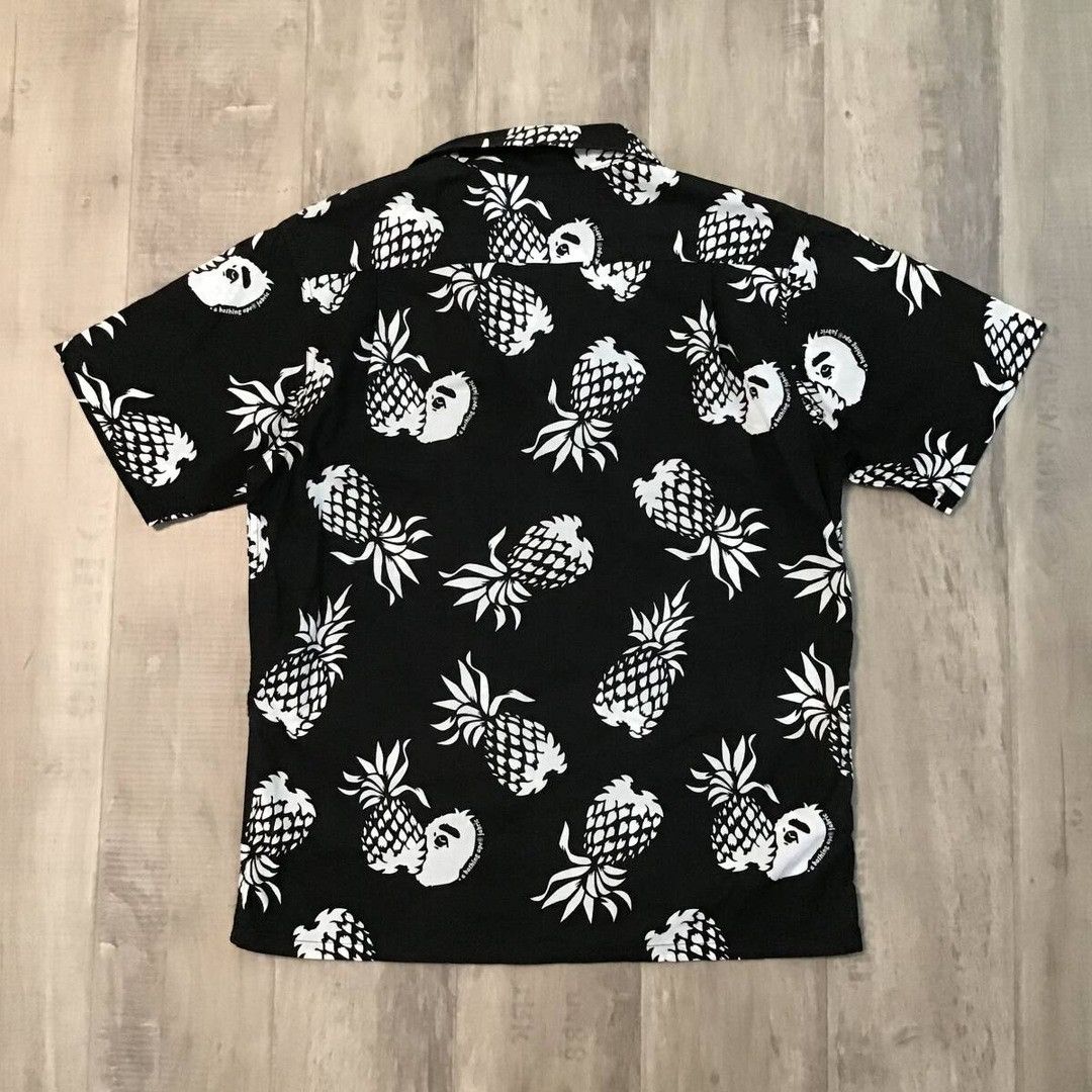Bape 🔥Vintage🔥 BAPE Logo Aloha Shirt a bathing ape NIGO Size US M / EU 48-50 / 2 - 4 Thumbnail