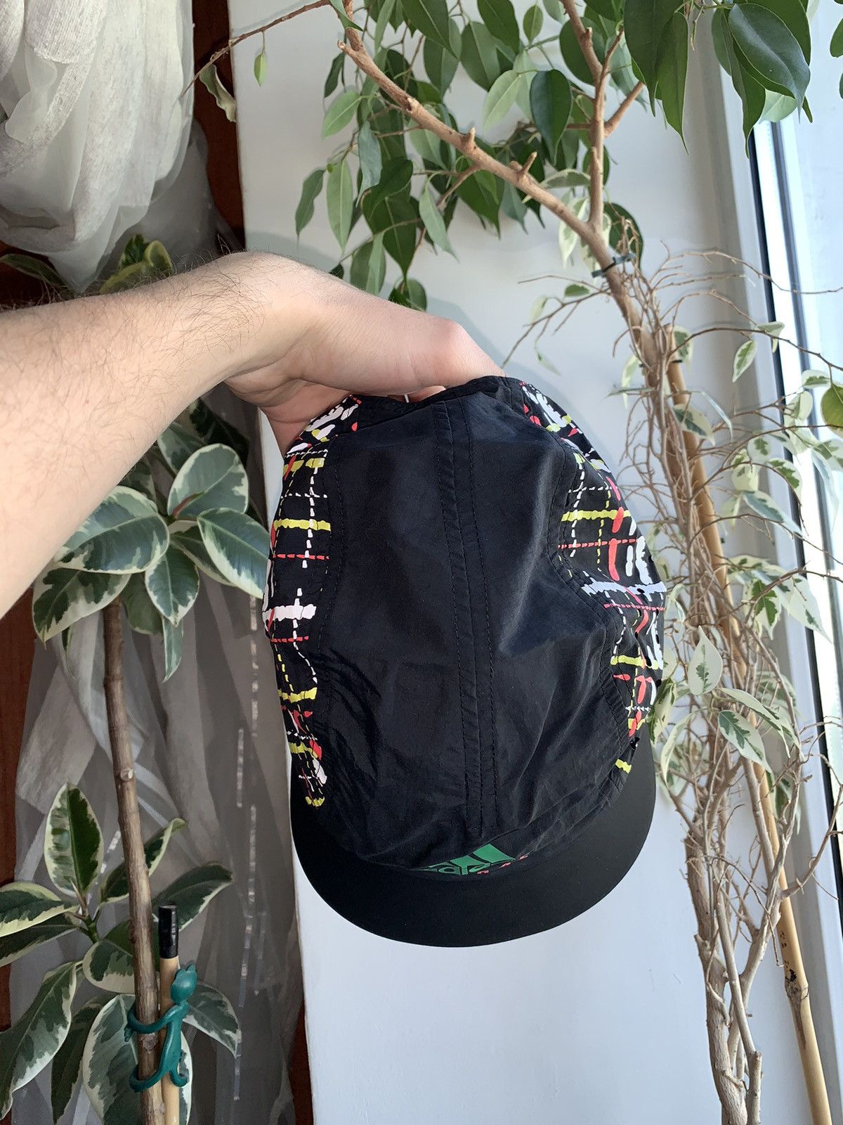 Adidas × Palace Adidas Palace Running Cap Hat "Black Multicolor" Size ONE SIZE - 2 Thumbnail