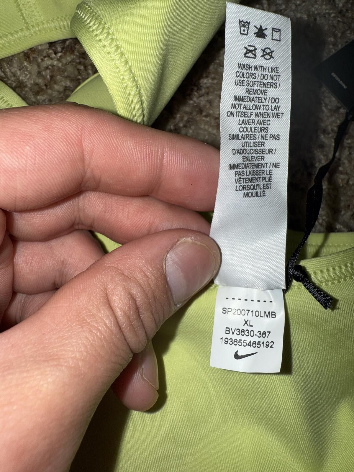 Nike Nike Women's Swoosh Medium-Support Sports Bra Size ONE SIZE - 8 Thumbnail