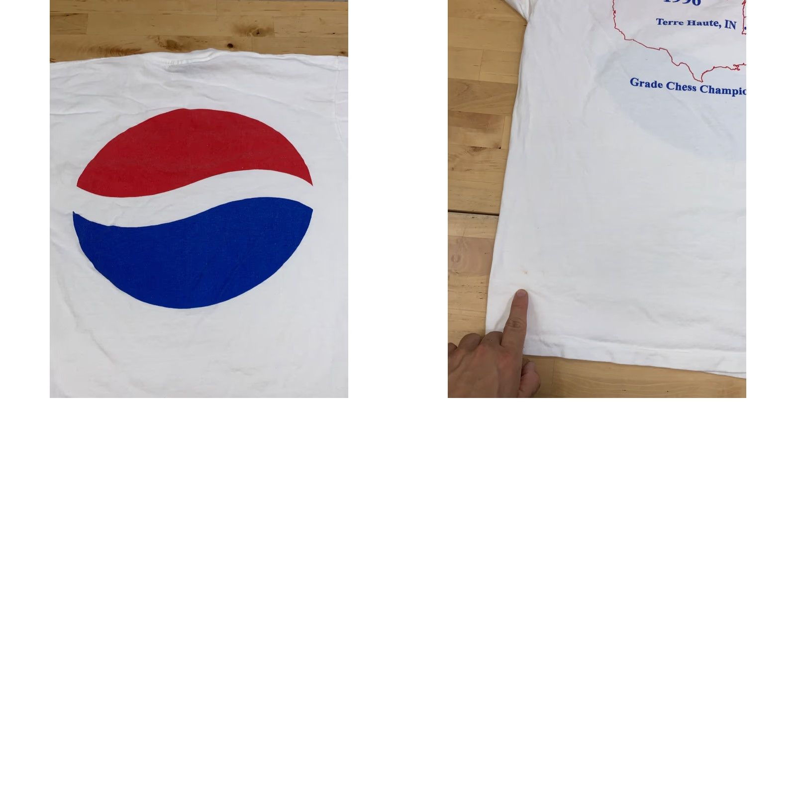 Vintage VINTAGE National Grade Chess Chimpionship Shirt Mens S White 90s Promo All Sport T-Shirt" Size US S / EU 44-46 / 1 - 8 Thumbnail