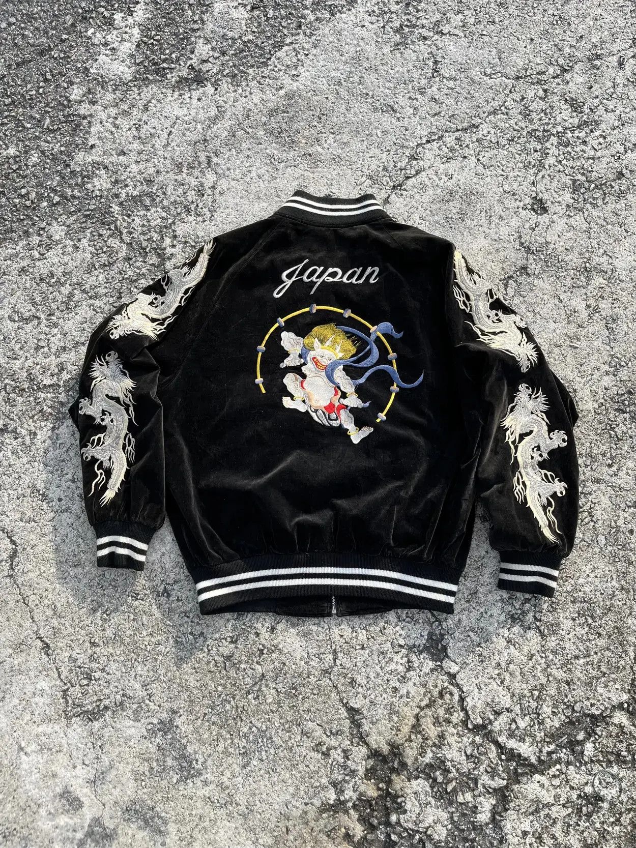 Japanese Brand Sukajan Genkai Embroidery Jacket Size US L / EU 52-54 / 3 - 1 Thumbnail