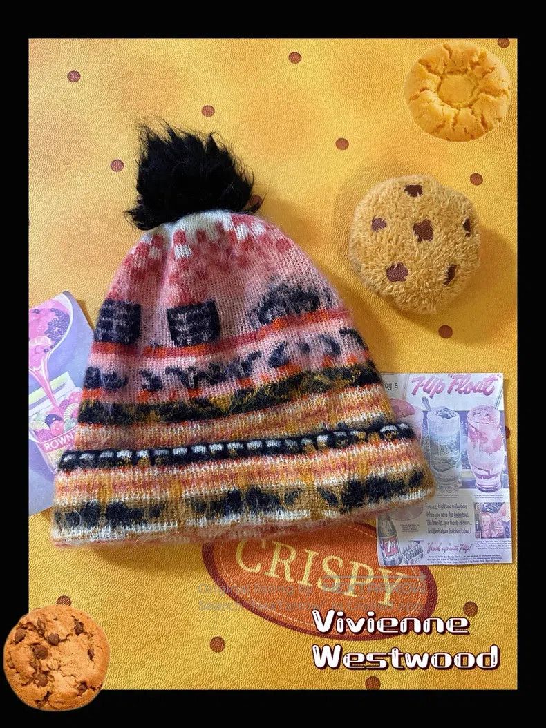 Vivienne Westwood Vivienne Westwood Cupcake Ball Knit Beanie Size ONE SIZE - 1 Thumbnail