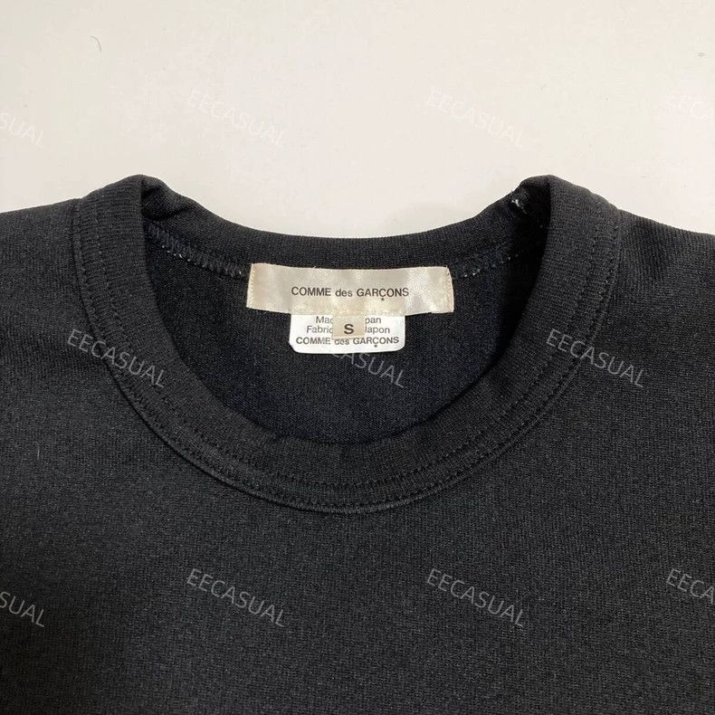 Comme des Garcons Comme Des Garcons Short sleeve T-shirt with black irregula Size S / US 4 / IT 40 - 8 Thumbnail