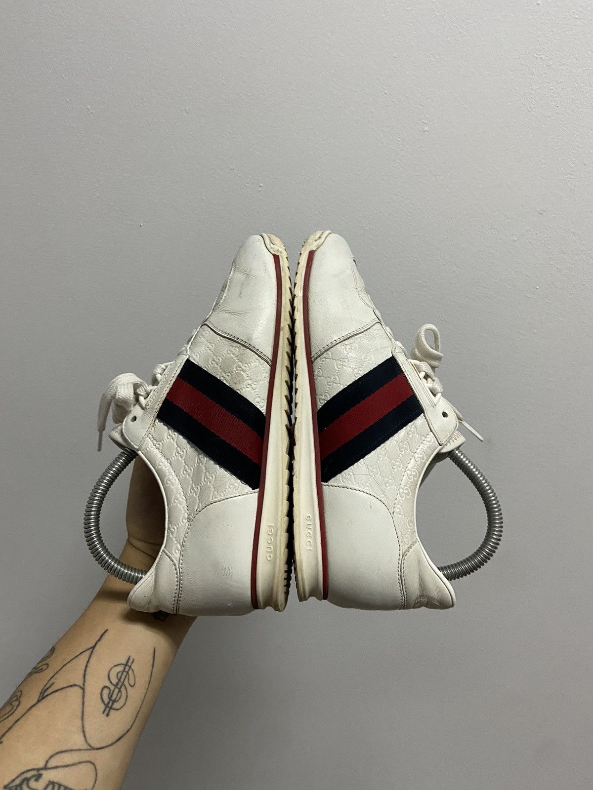 Gucci Gucci low sneakers vintage monogram womens Size US 8 / IT 38 - 7 Thumbnail