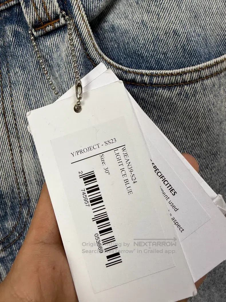 Y/Project Y/Project Washed loose-fit jeans| Size US 30 / EU 46 - 5 Thumbnail