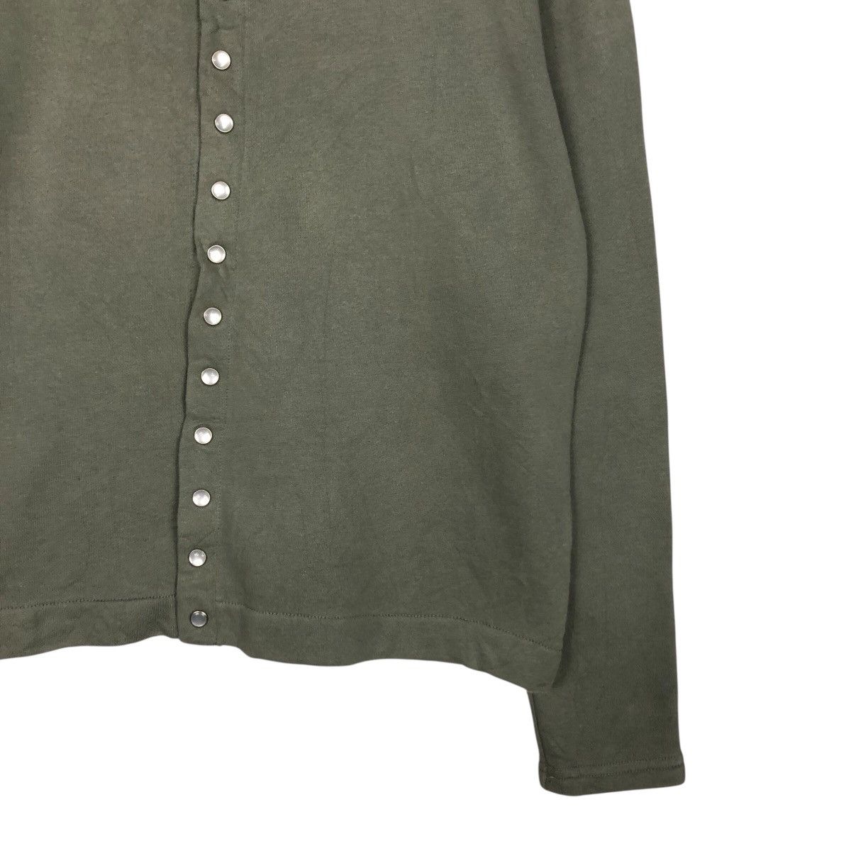 Japanese Brand 📌Rich Green Olive Vintage Cardigan Omnes Issey Miyake Size US M / EU 48-50 / 2 - 6 Thumbnail