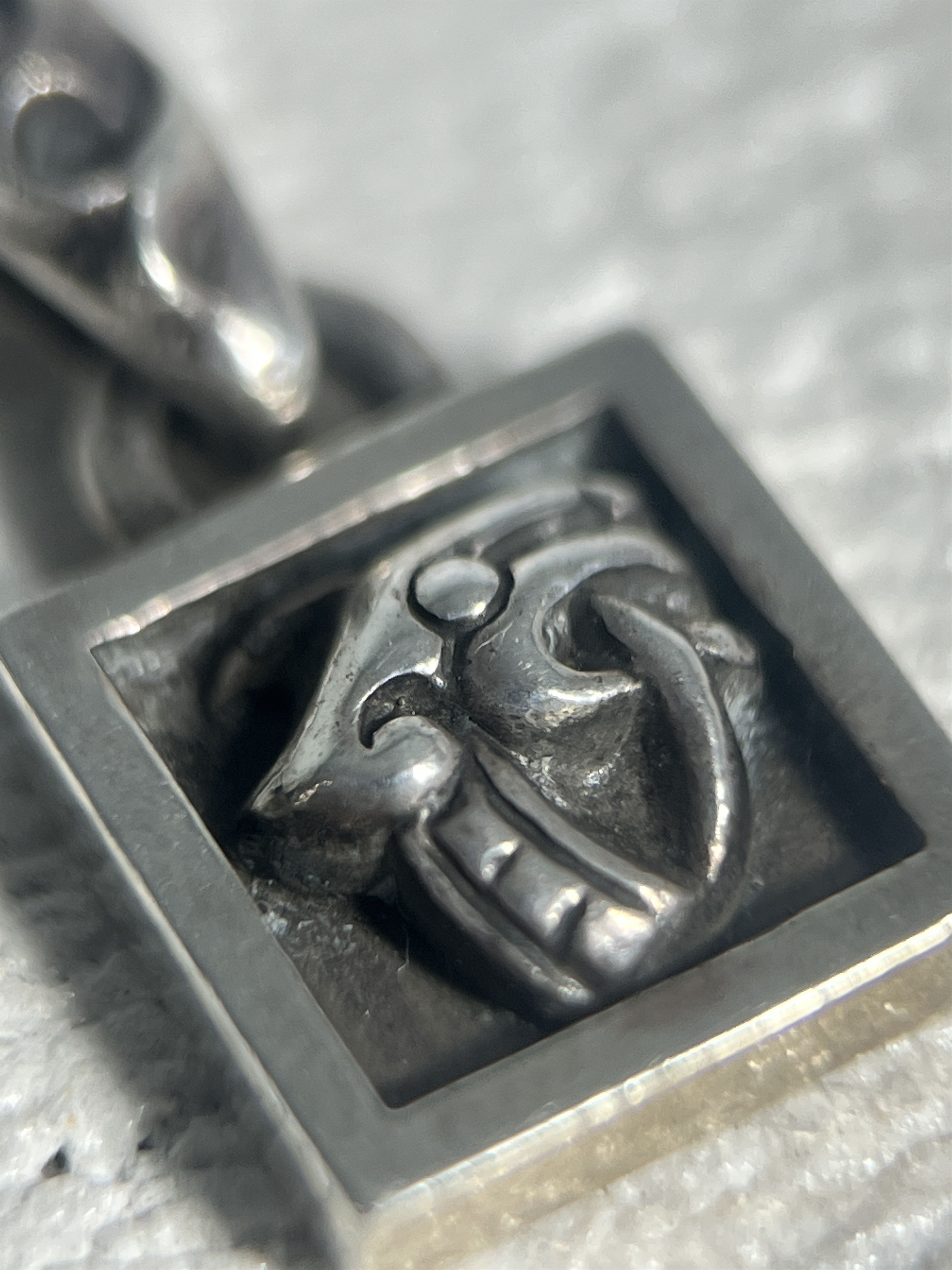 Chrome Hearts Chrome Hearts Scroll Frame Pendant 1998 .925 Silver Size ONE SIZE - 7 Thumbnail