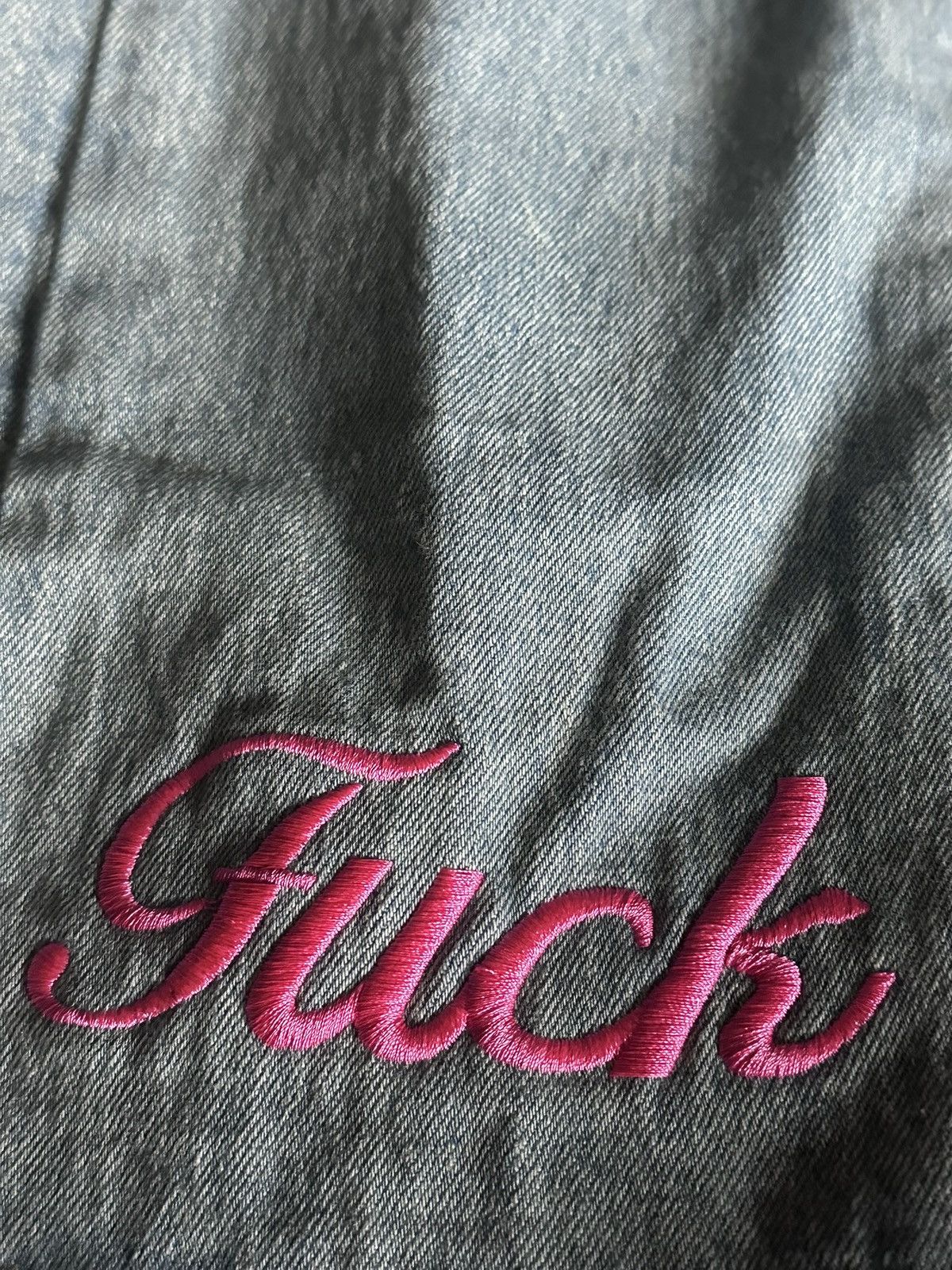 Other WeAllHaveAnxiety 'Fuck you' Denim Size US 30 / EU 46 - 5 Thumbnail
