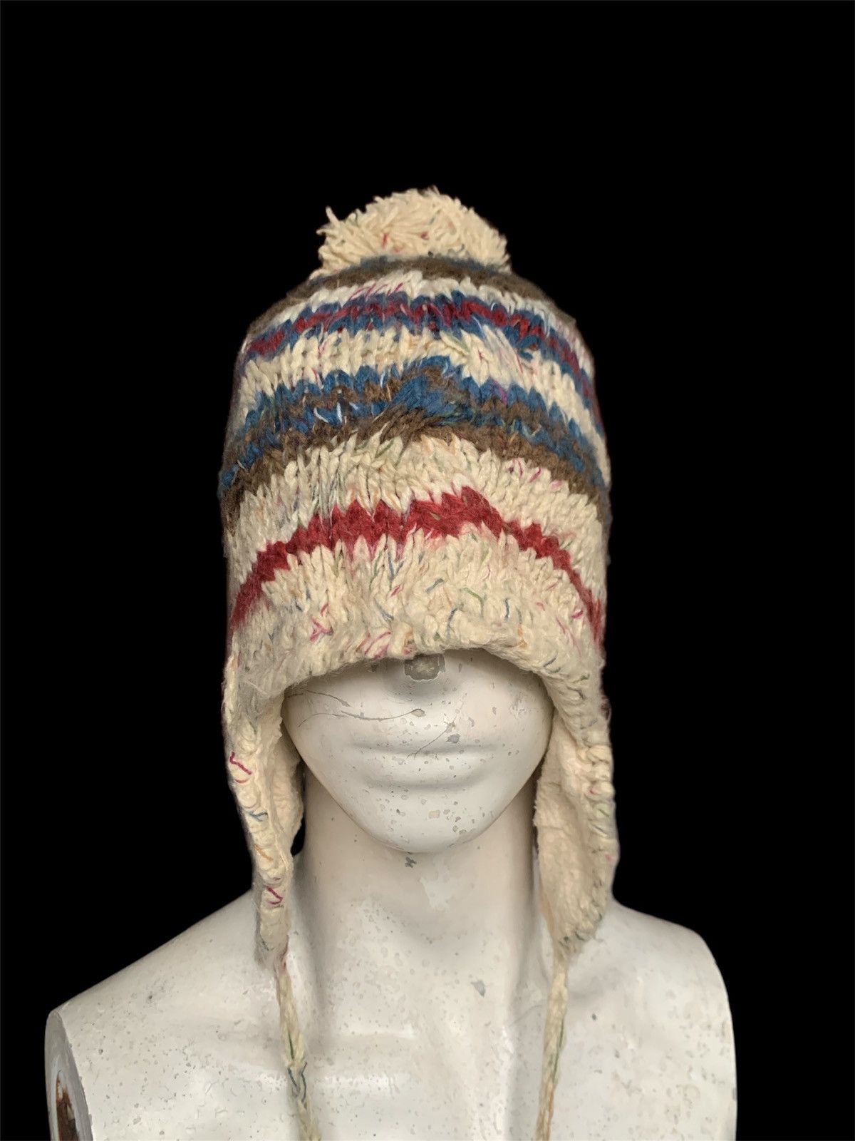 Handmade Handmade Crochet Knitted Beanie From Japan Size ONE SIZE - 1 Thumbnail