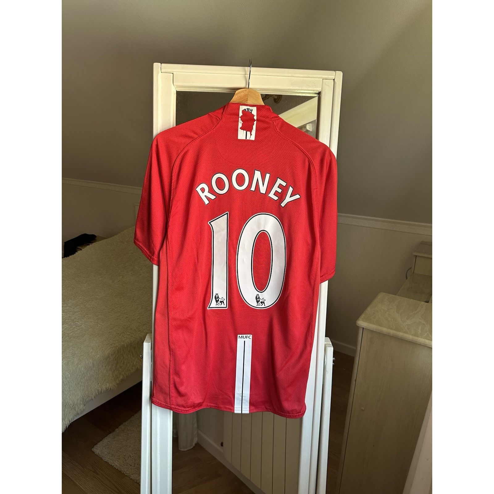 Nike MANCHESTER UNITED ROONEY 2007 2009 HOME SHIRT JERSEY NIKE Size US M / EU 48-50 / 2 - 1 Thumbnail