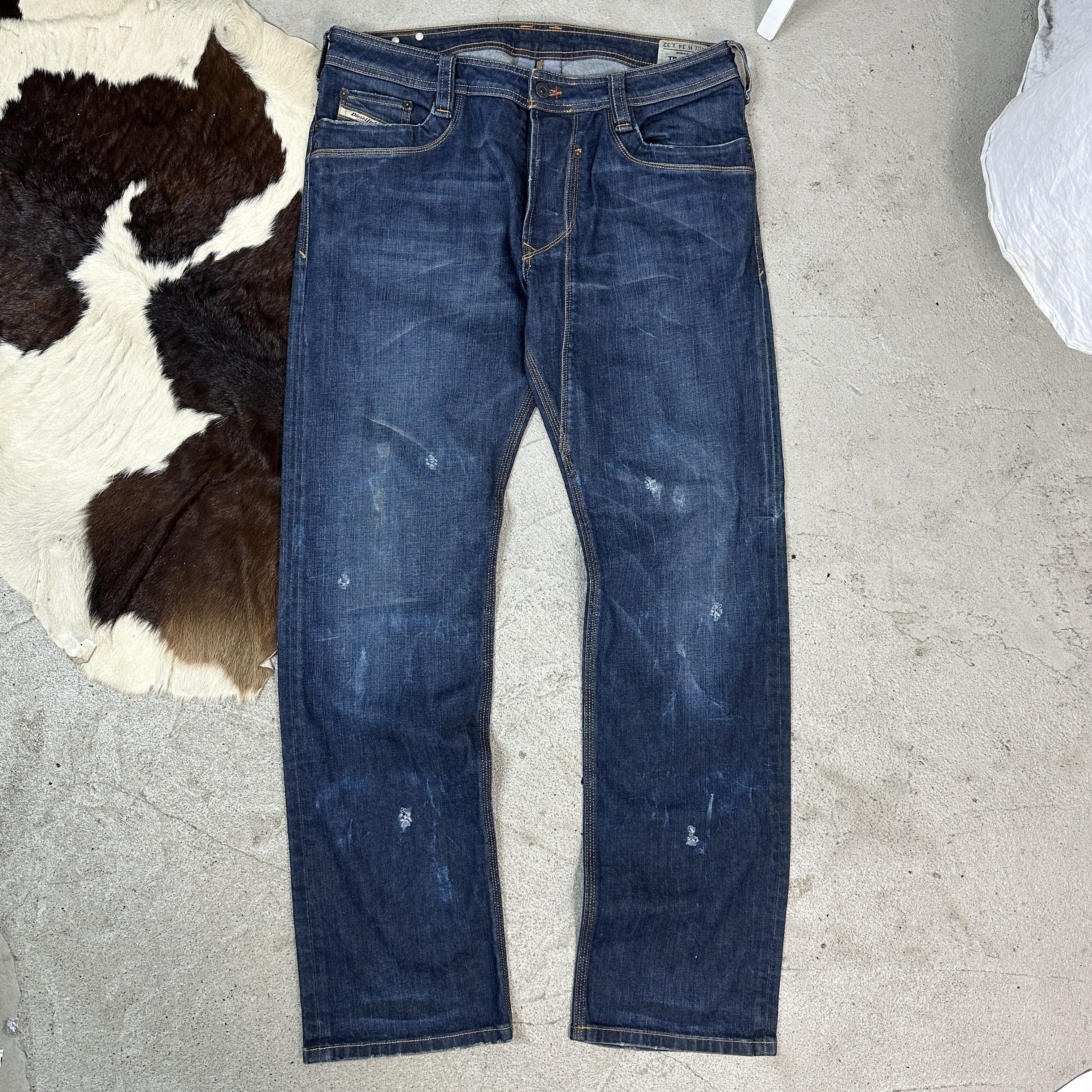 Diesel × Vintage Vintage Jeans Diesel Studded Size 34" / US 12 / IT 48 - 4 Thumbnail