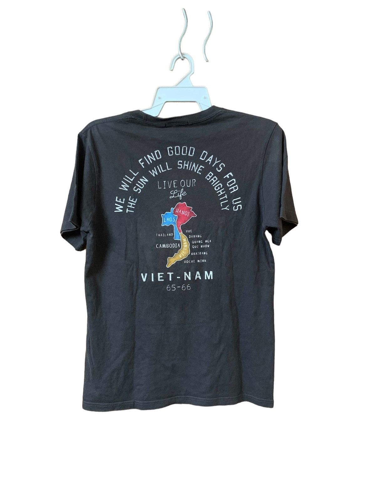 image of Beams Plus Beams Heart Shirt in Black, Men's (Size Small)