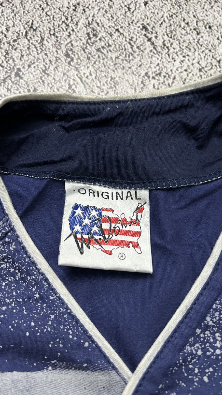 Other VTG 90’s Made in USA Chicago Bulls NBA baseball jersey Size US L / EU 52-54 / 3 - 6 Thumbnail
