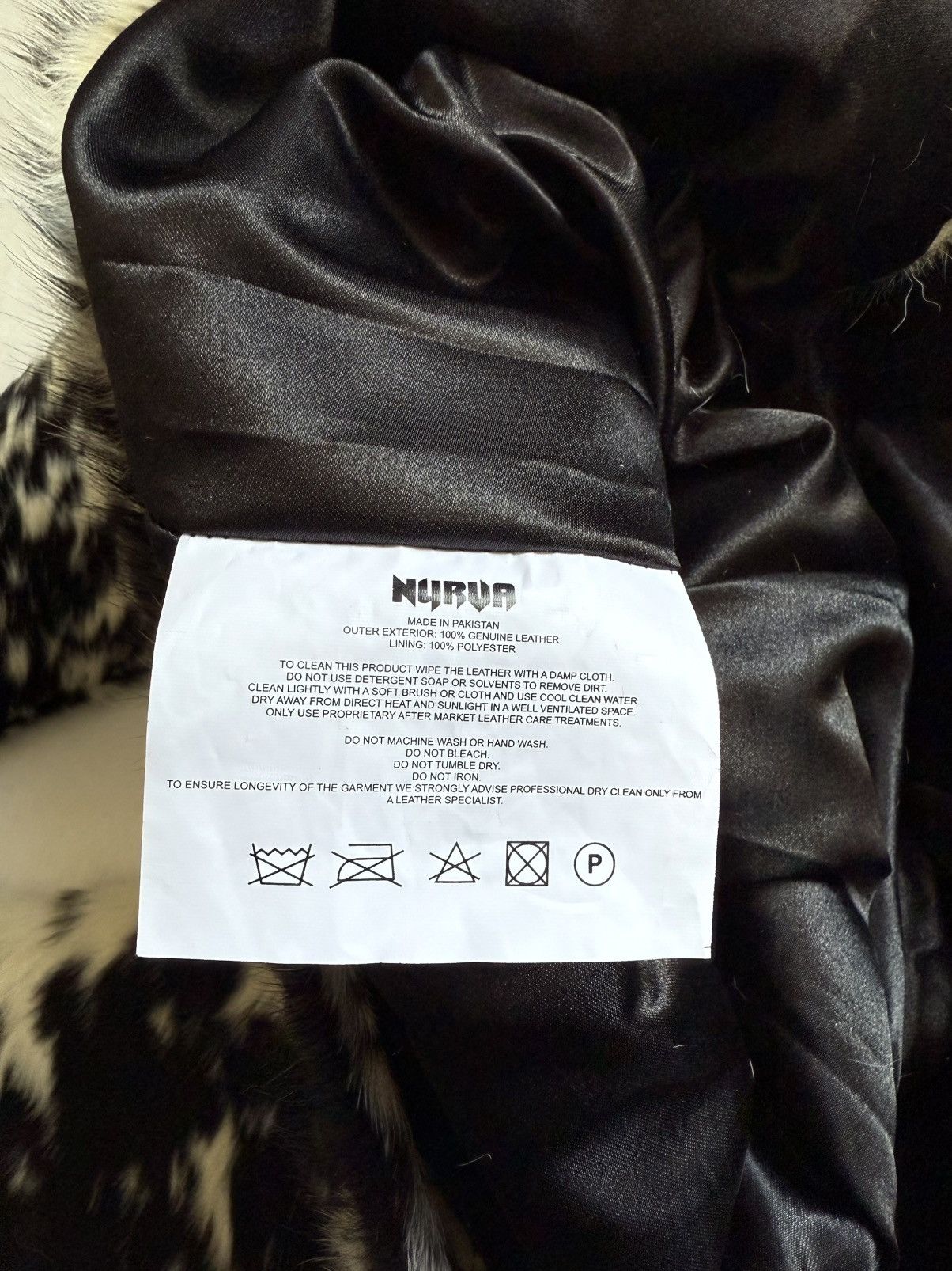 NYRVA Nyrva Black Cowhide Flared Leather Pants (34) Size US 34 / EU 50 - 4 Thumbnail