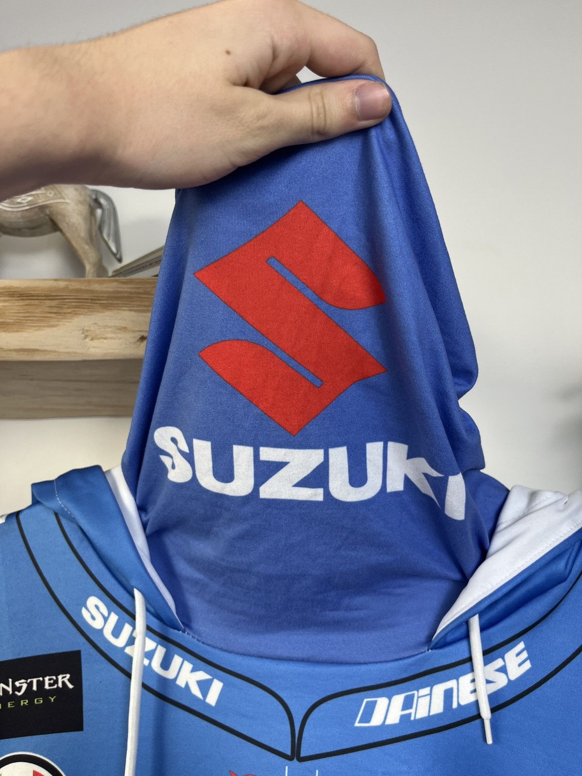 Vintage Vintage Y2K Suzuki Racing Hoodie monster 90s formula 1 rare Size US XL / EU 56 / 4 - 3 Thumbnail