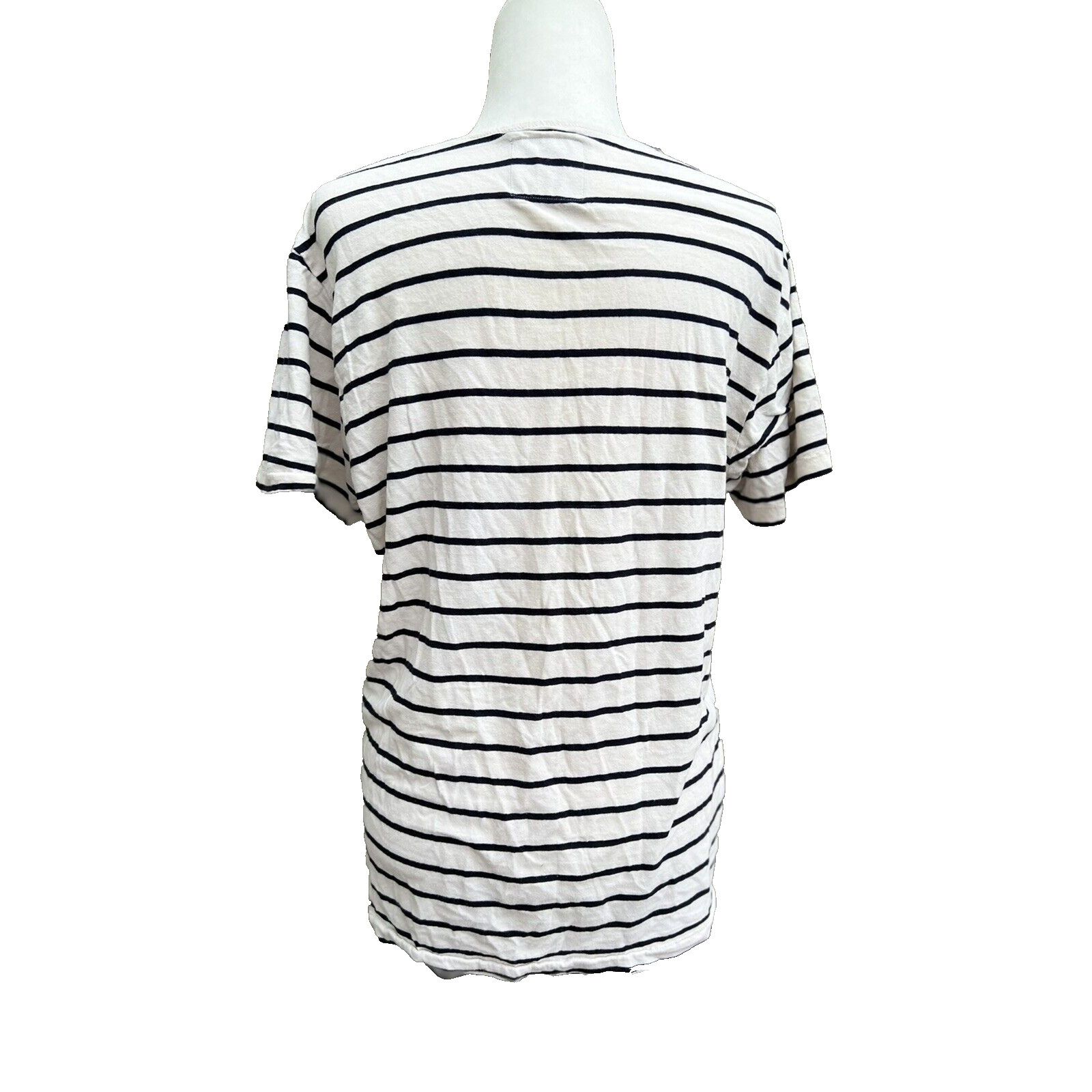COTTONCITIZEN Bonobos women striped tshirt linen and cotton size M A000293 Size M / US 6-8 / IT 42-44 - 3 Thumbnail