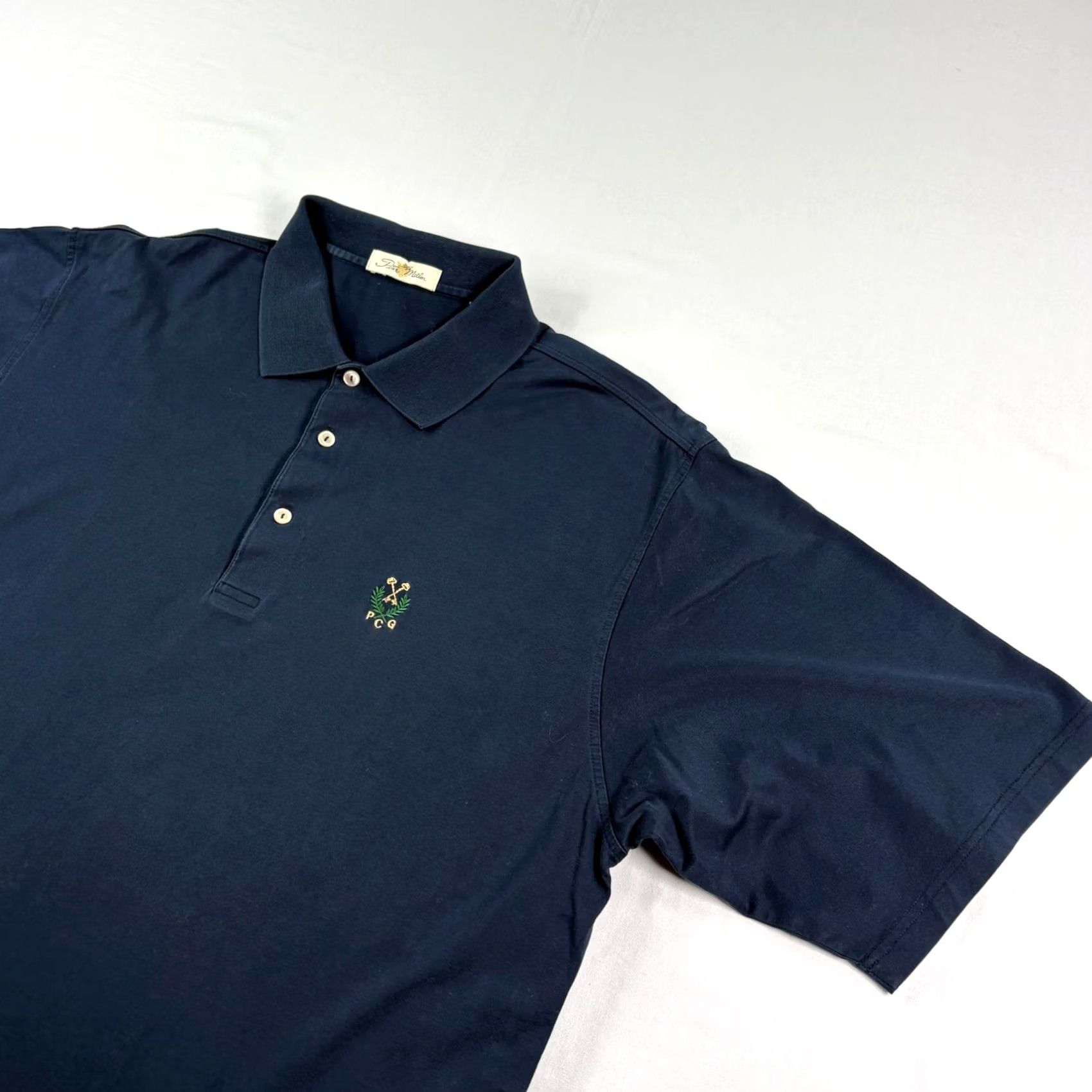 Peter Millar Peter Millar Polo Shirt Mens XL Blue Short Sleeve Cotton Peachtree Golf Club Size US XL / EU 56 / 4 - 3 Thumbnail