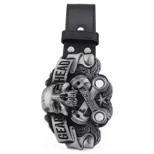 Other GEAR HEAD Skull Buckle Belt Size ONE SIZE - 2 Thumbnail