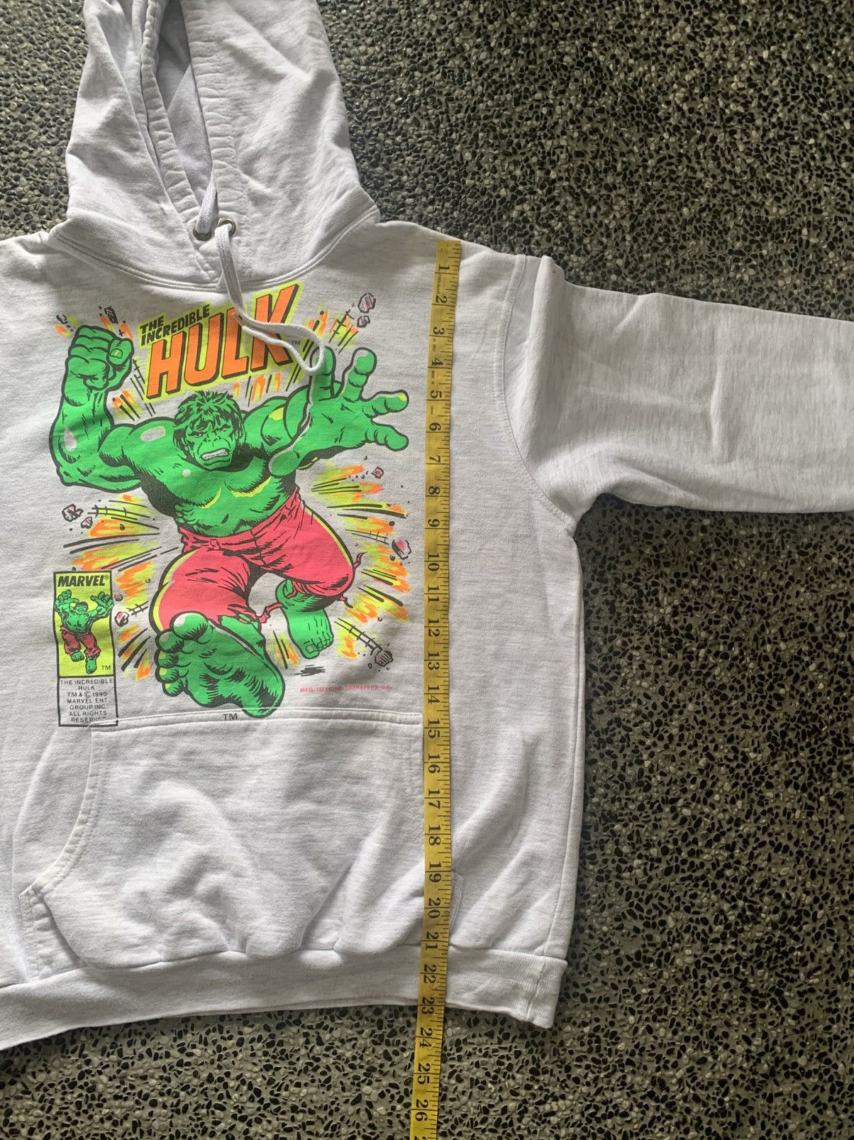 Marvel Comics × Vintage Vintage 90s The Incredible Hulk Marvel Sweatshirt Hoodie Size US S / EU 44-46 / 1 - 10 Thumbnail
