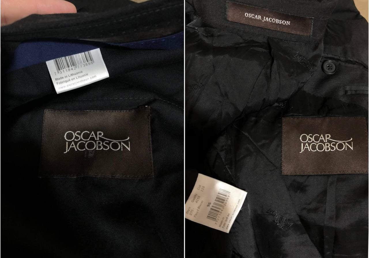Designer × Oscar Jacobson Oscar Jacobson Floyd Suit Blazer/Pants Gray size 96 Size 38R - 16 Thumbnail