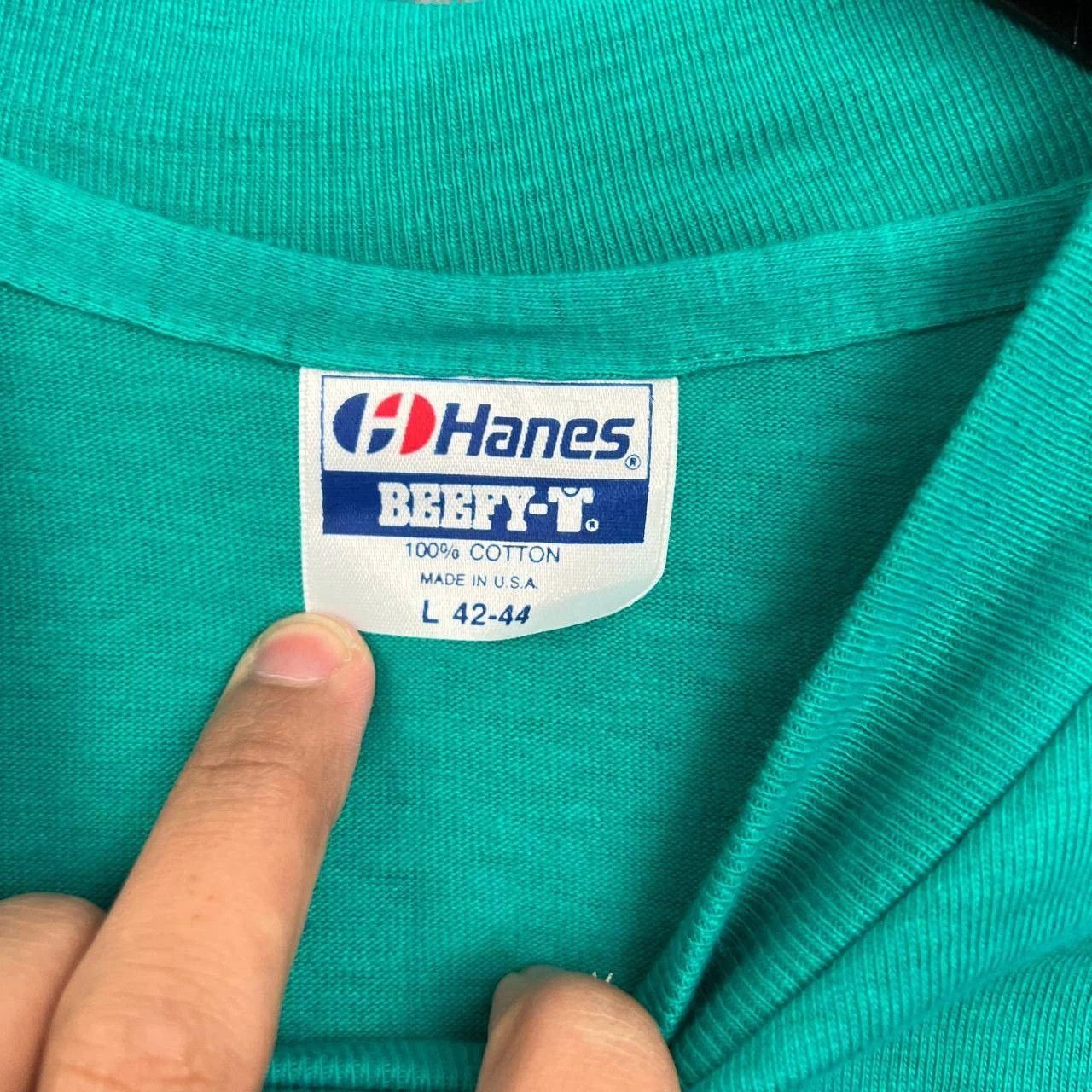 Hanes Vintage Greenpeace Water Shirt Men L Short Sleeve Deadstock Size US L / EU 52-54 / 3 - 3 Thumbnail