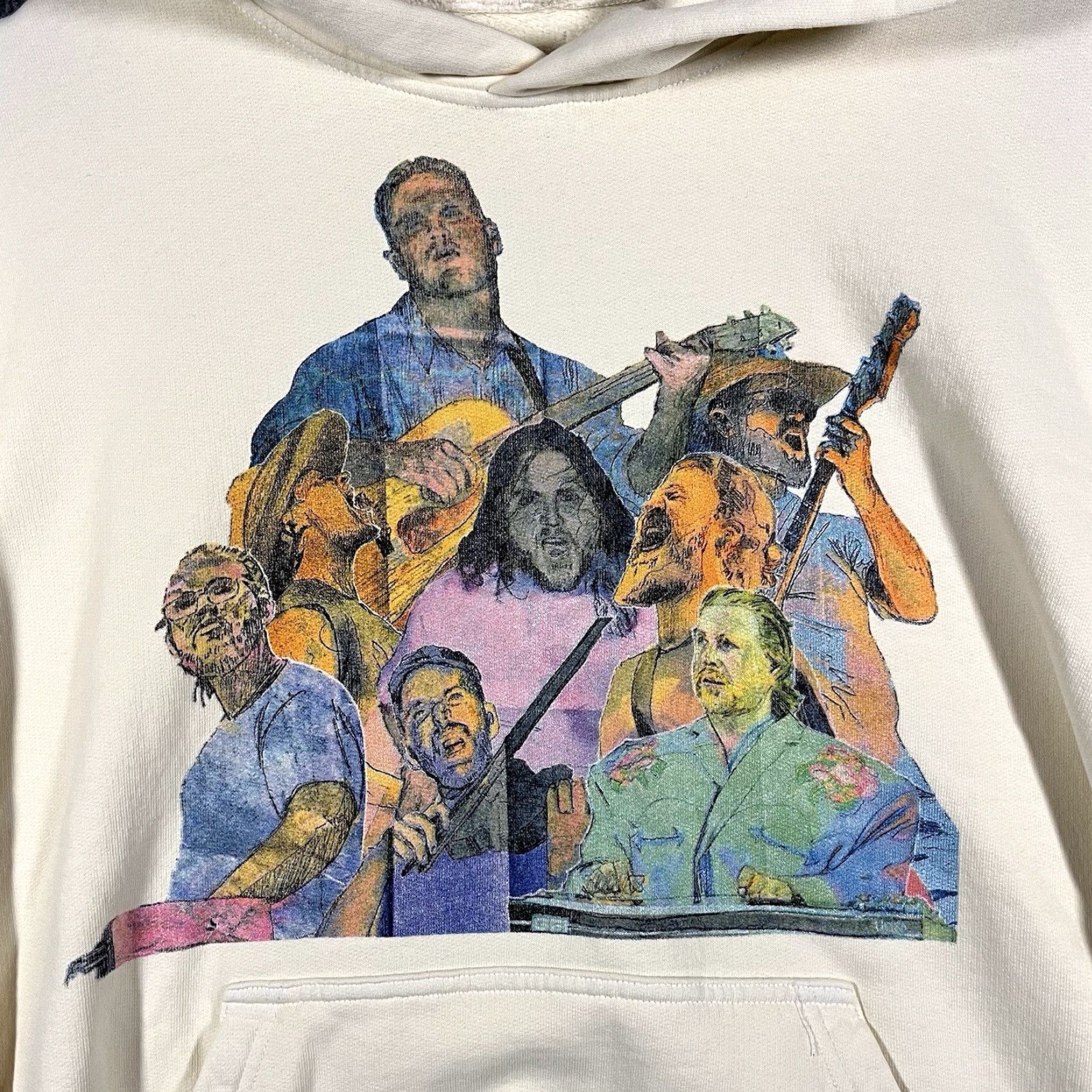 Vintage Zach Bryan Quittin Time 2024 Tour Hoodie Unbranded Men’s Small Ivory Graphic Print Heavyweight Hooded Pullover N/A Size US S / EU 44-46 / 1 - 2 Thumbnail