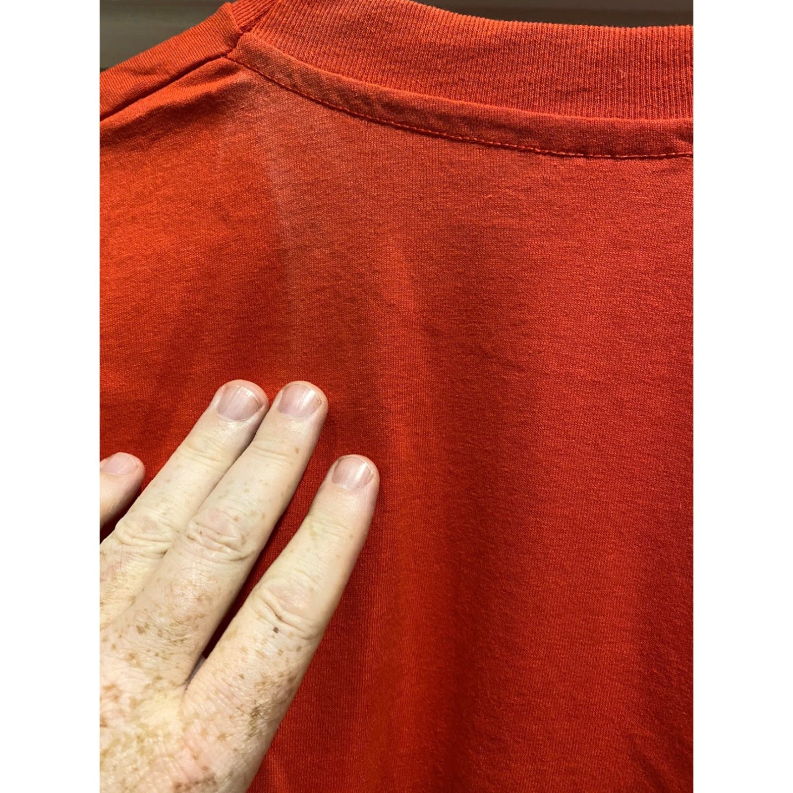 Hanes VINTAGE Hanes Omaha Nebraska T-Shirt Shirt Red XL Short Sleeve Crew Neck Single Stitch Mens Size US XL / EU 56 / 4 - 6 Thumbnail