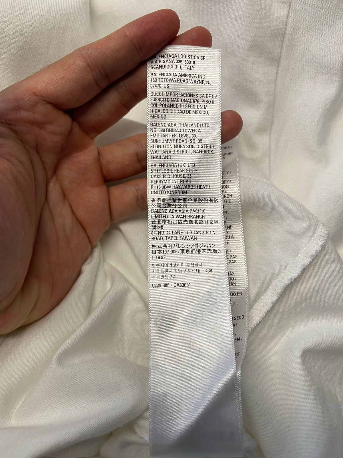 Balenciaga Balenciaga WFP World Food Programme Tee Size US S / EU 44-46 / 1 - 14 Thumbnail