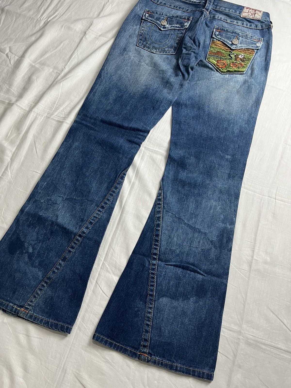 If Six Was Nine × True Religion True Religion Bootcut Jeans Embroidary Pocket Size 32" / US 10 / IT 46 - 10 Thumbnail
