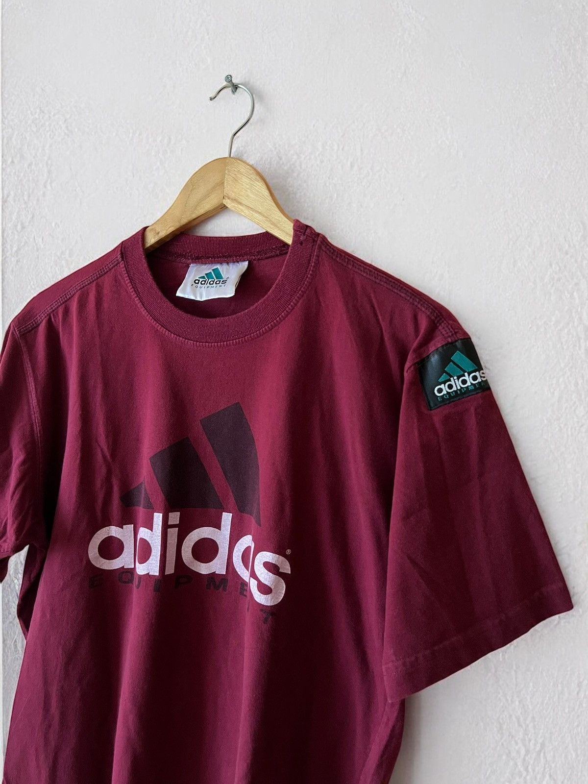 Adidas × Vintage ADIDAS EQUIPMENT 90s VINTAGE LOGO BOXY TEE T SHIRT Y2k Size US M / EU 48-50 / 2 - 2 Thumbnail