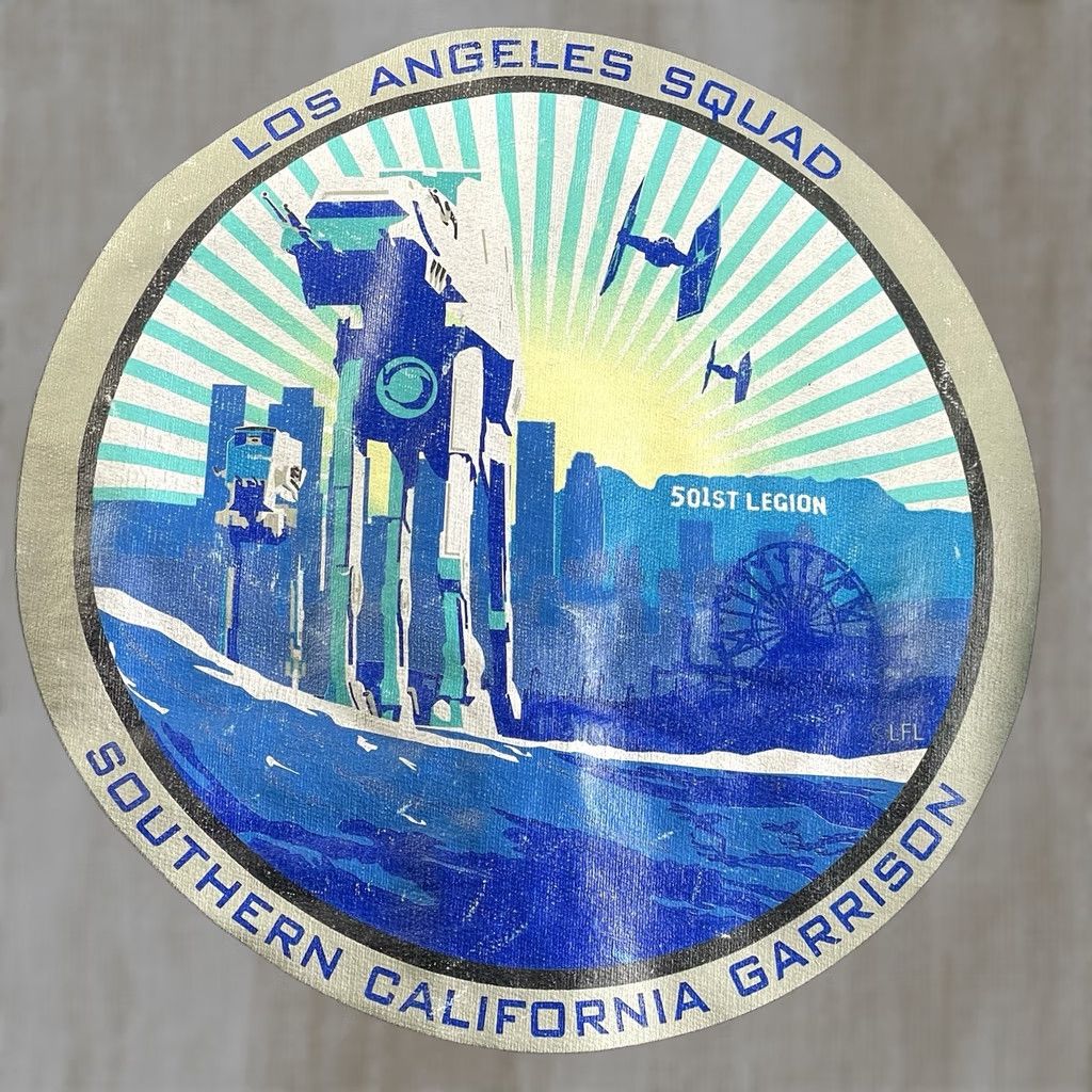 Vintage 501st Legion Hoodie Mens Small Zip Up Black AT AT LA Squad Souther California Garrison Full Zip Size US S / EU 44-46 / 1 - 1 Thumbnail