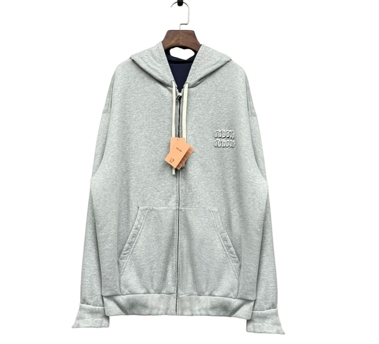 Miu Miu Miu Miu Reversible Logo Zip Jacket Size 46 Size US S / EU 44-46 / 1 - 1 Thumbnail