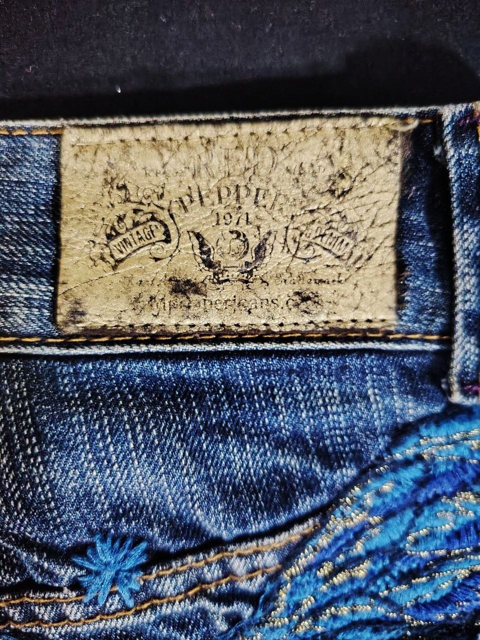 Japanese Brand Red Pepper Y2K Flare Distressed Jeans W30 (25) Size US 30 / EU 46 - 7 Thumbnail