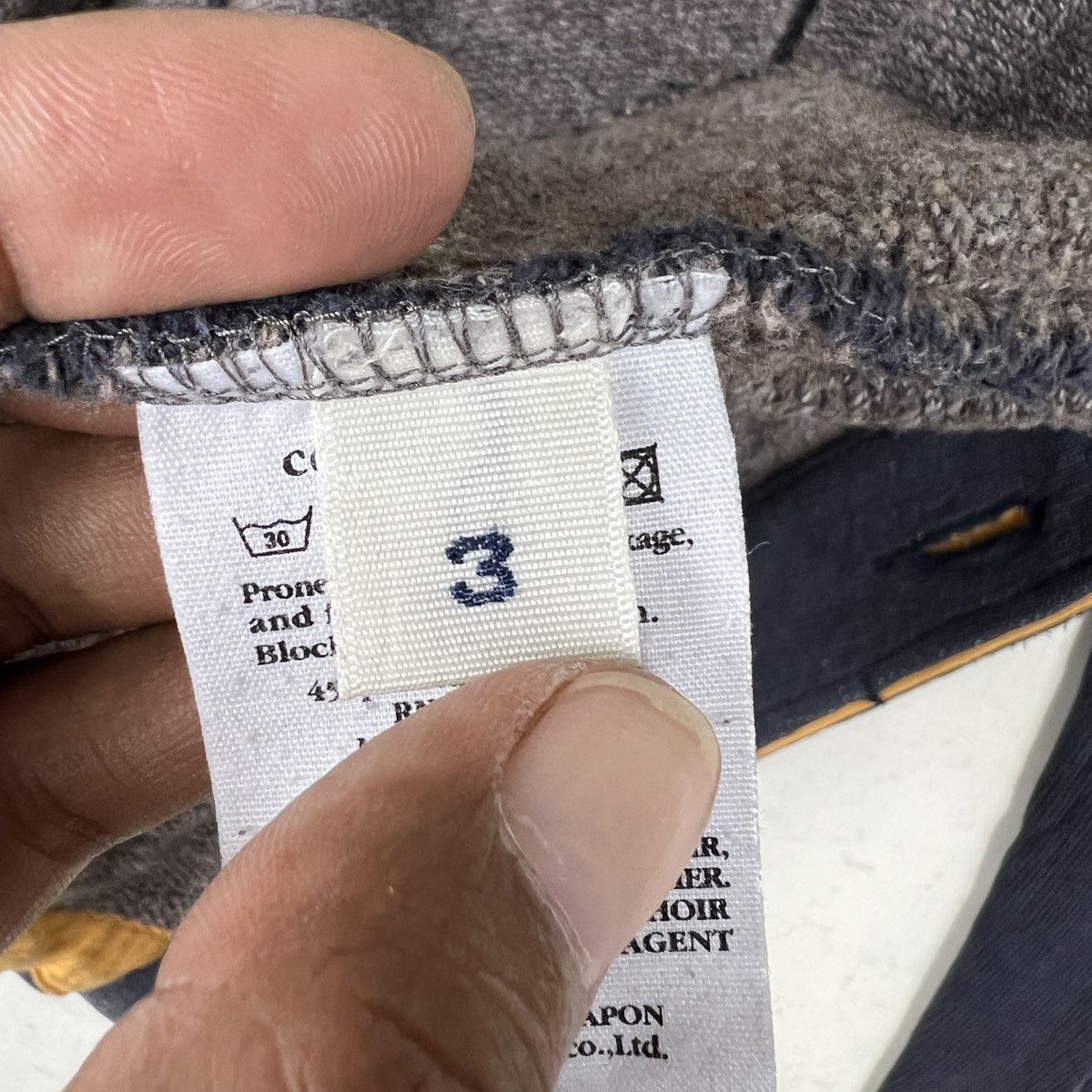 45rpm 45rpm Indigo Dyed Salt Paper Lining Size US M / EU 48-50 / 2 - 12 Thumbnail