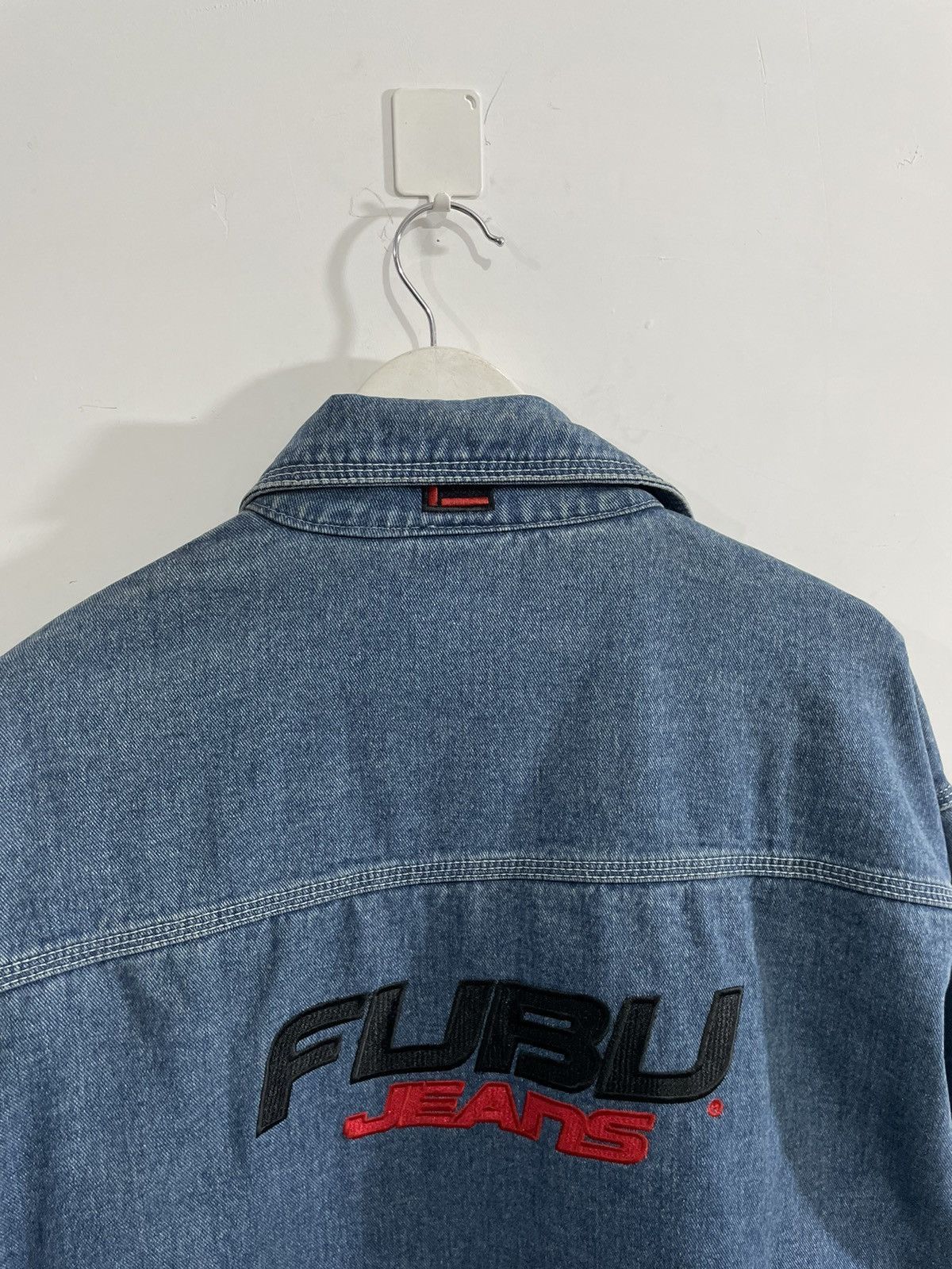 Fubu 90s Fubu hip hop denim embroidery logo Y2k style Size US XL / EU 56 / 4 - 11 Thumbnail