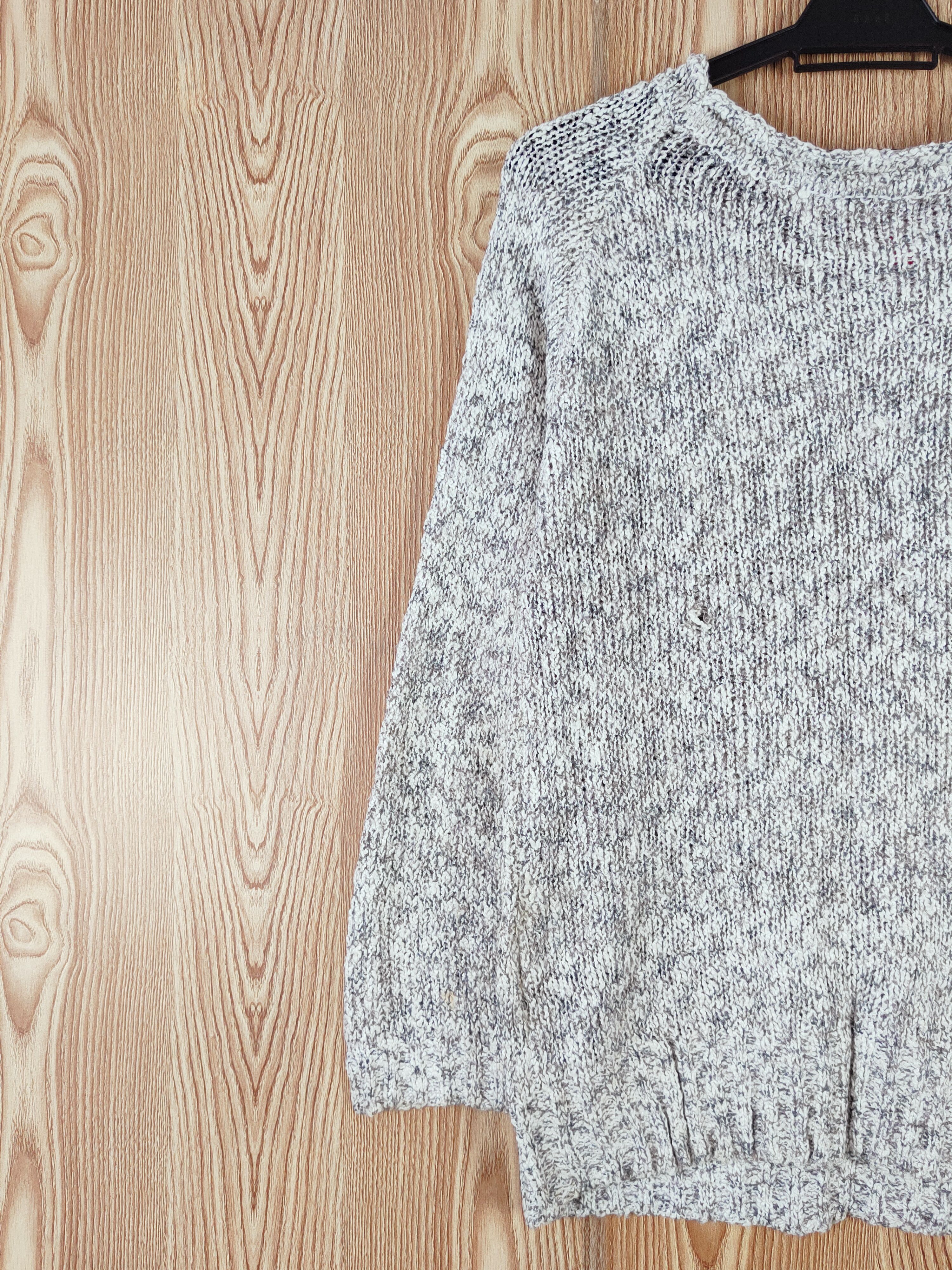 Japanese Brand × Vintage Lai Janne Gray Knitwear Sweatshirts #W753 Size M / US 6-8 / IT 42-44 - 9 Thumbnail