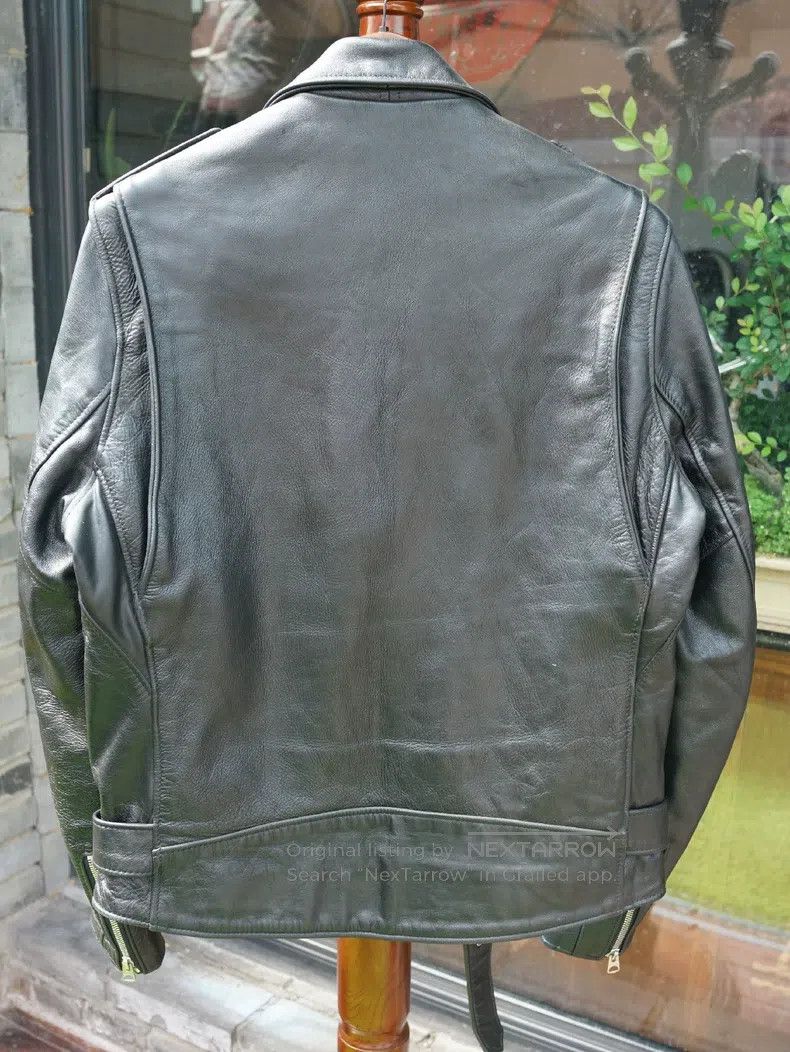 Schott Schott Men's leather jacket Size US M / EU 48-50 / 2 - 9 Thumbnail