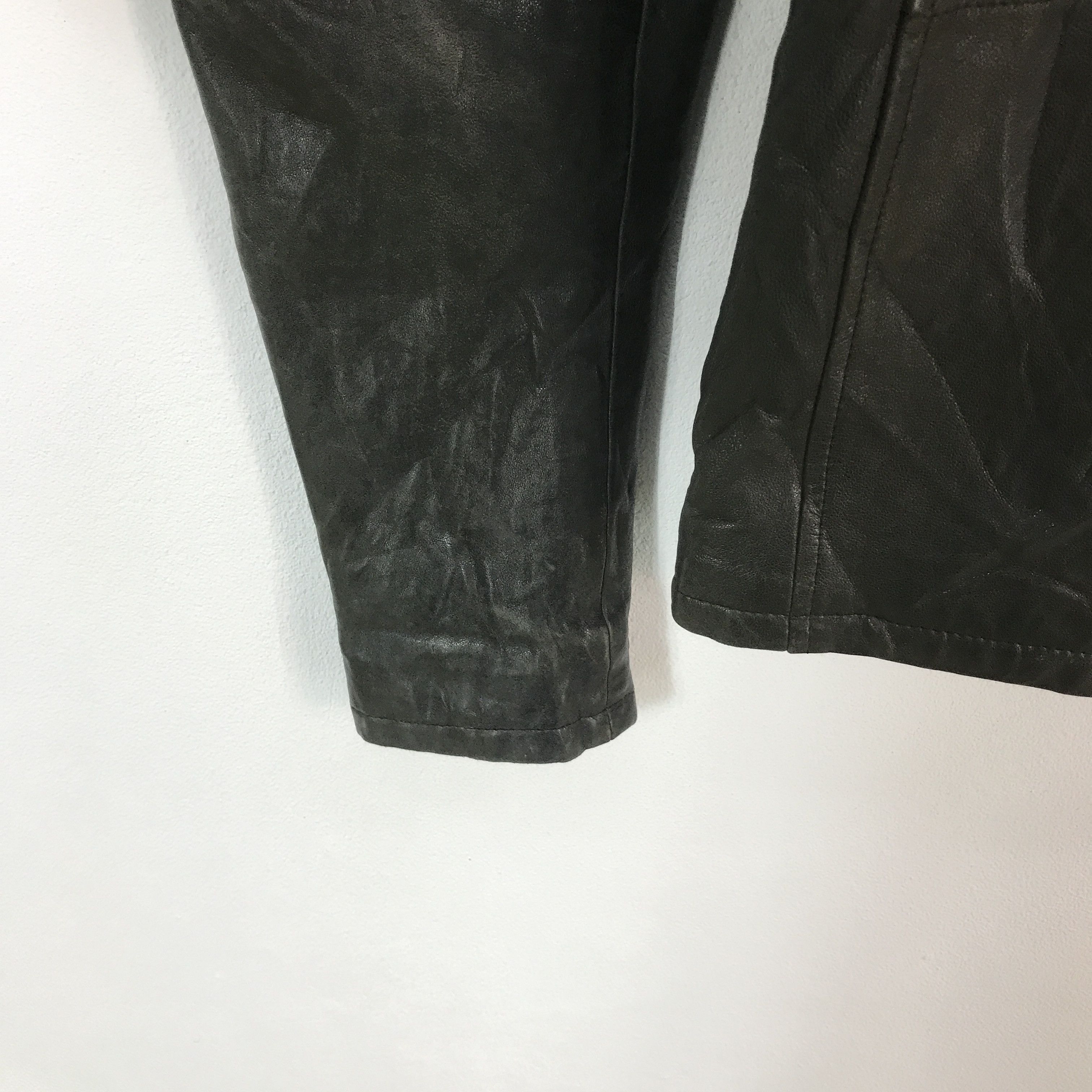 Leather Ifwiswasnine Style green label relaxing Leather Biker jacjet Size US S / EU 44-46 / 1 - 7 Thumbnail