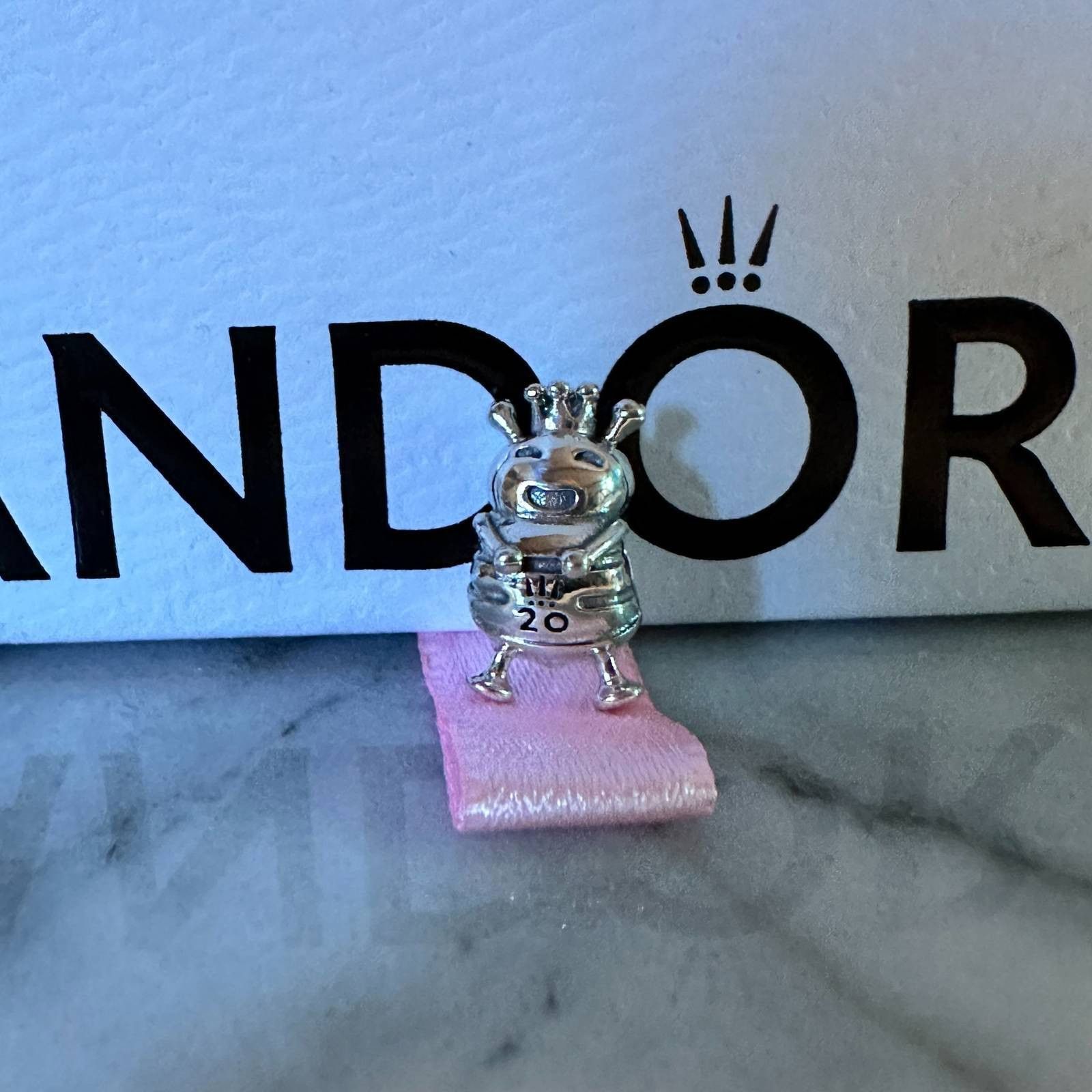 pandora Authentic Pandora 20th Anniversary Queen Bee Silver Charm #7 Size ONE SIZE - 3 Thumbnail