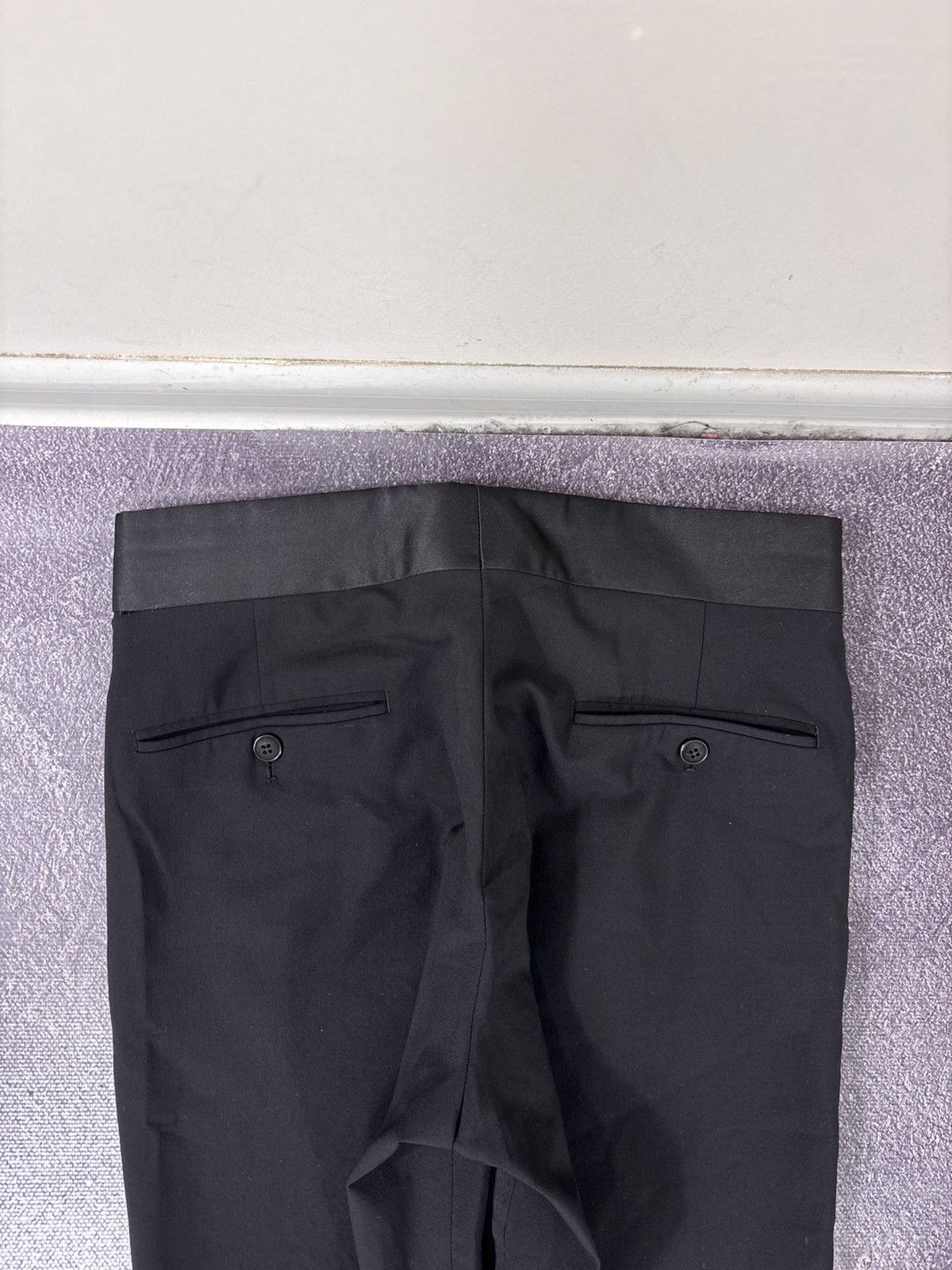 Armani Collezioni Armani Collezioni Women’s Black Tailored Dress Pants Size 30" / US 8 / IT 44 - 13 Thumbnail