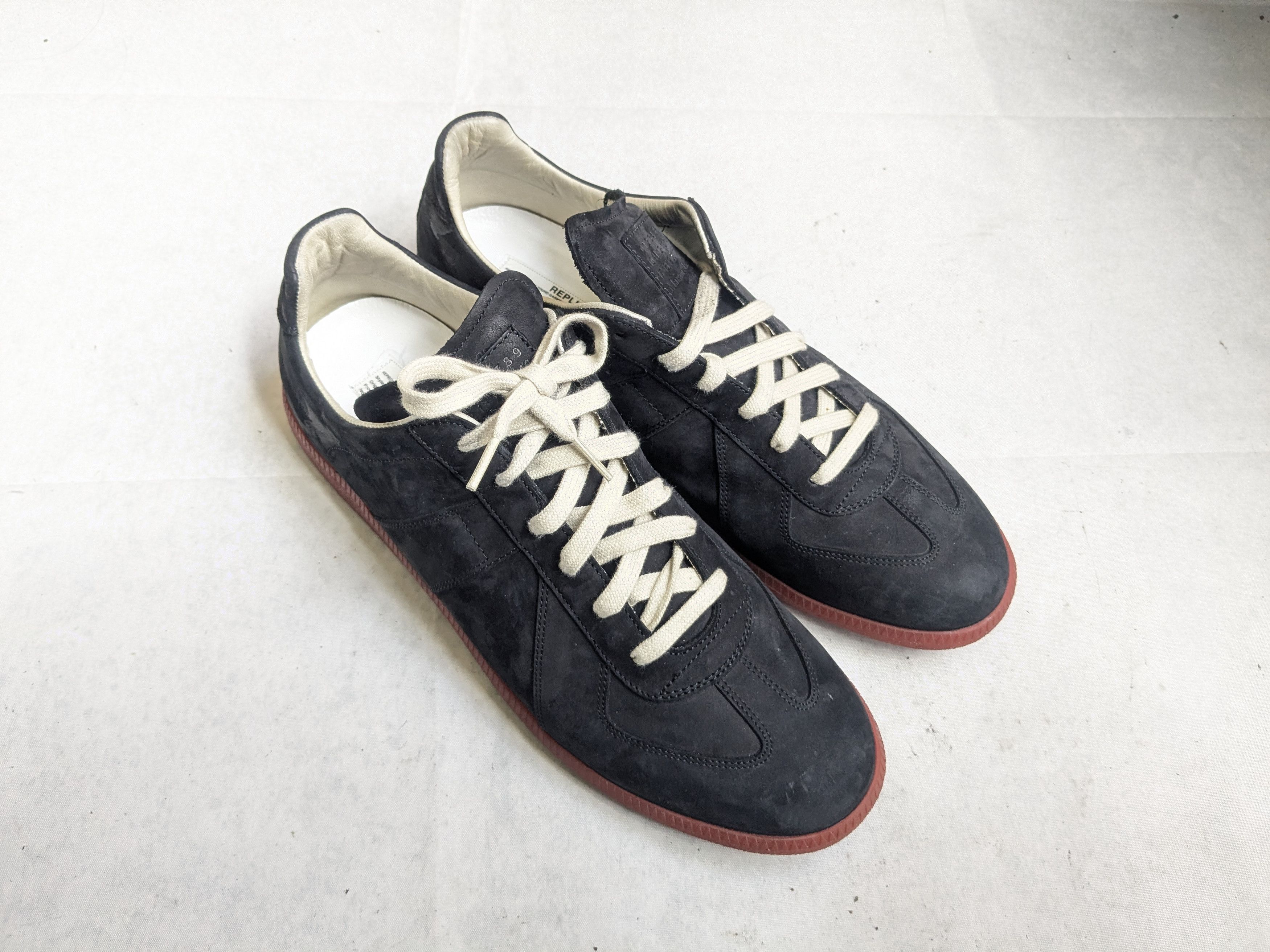 Maison Margiela Maison Margiela Replica GAT Black Red 13 46 Low Tops Size US 13 / EU 46 - 5 Thumbnail