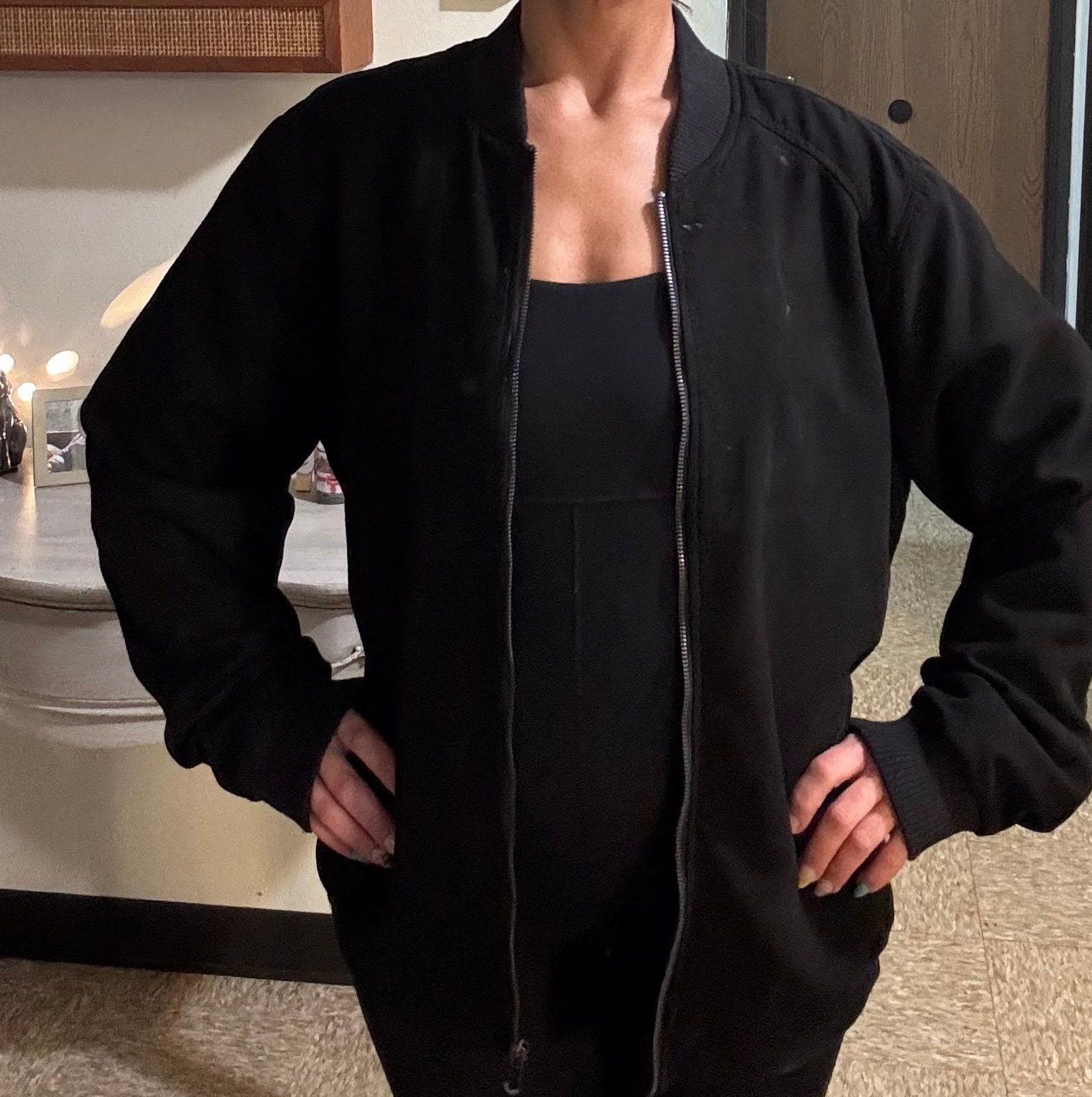 Marc Anthony Marc Anthony Men's Black Zip-Up Coat Jacket Size L Size US L / EU 52-54 / 3 - 1 Thumbnail